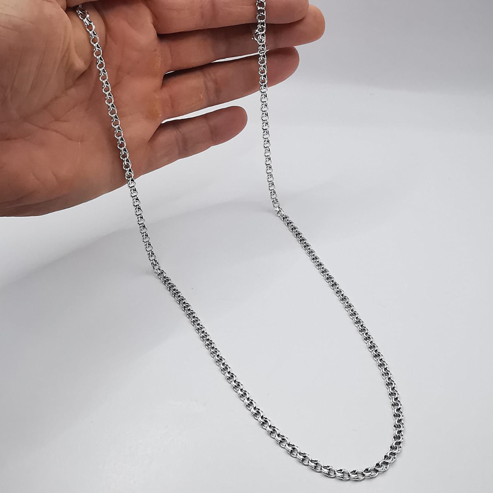 Sterling Silver Vintage Jewelry Chain,925 Sterling Silver,Signed 15,13g Size ONE SIZE - 7 Thumbnail