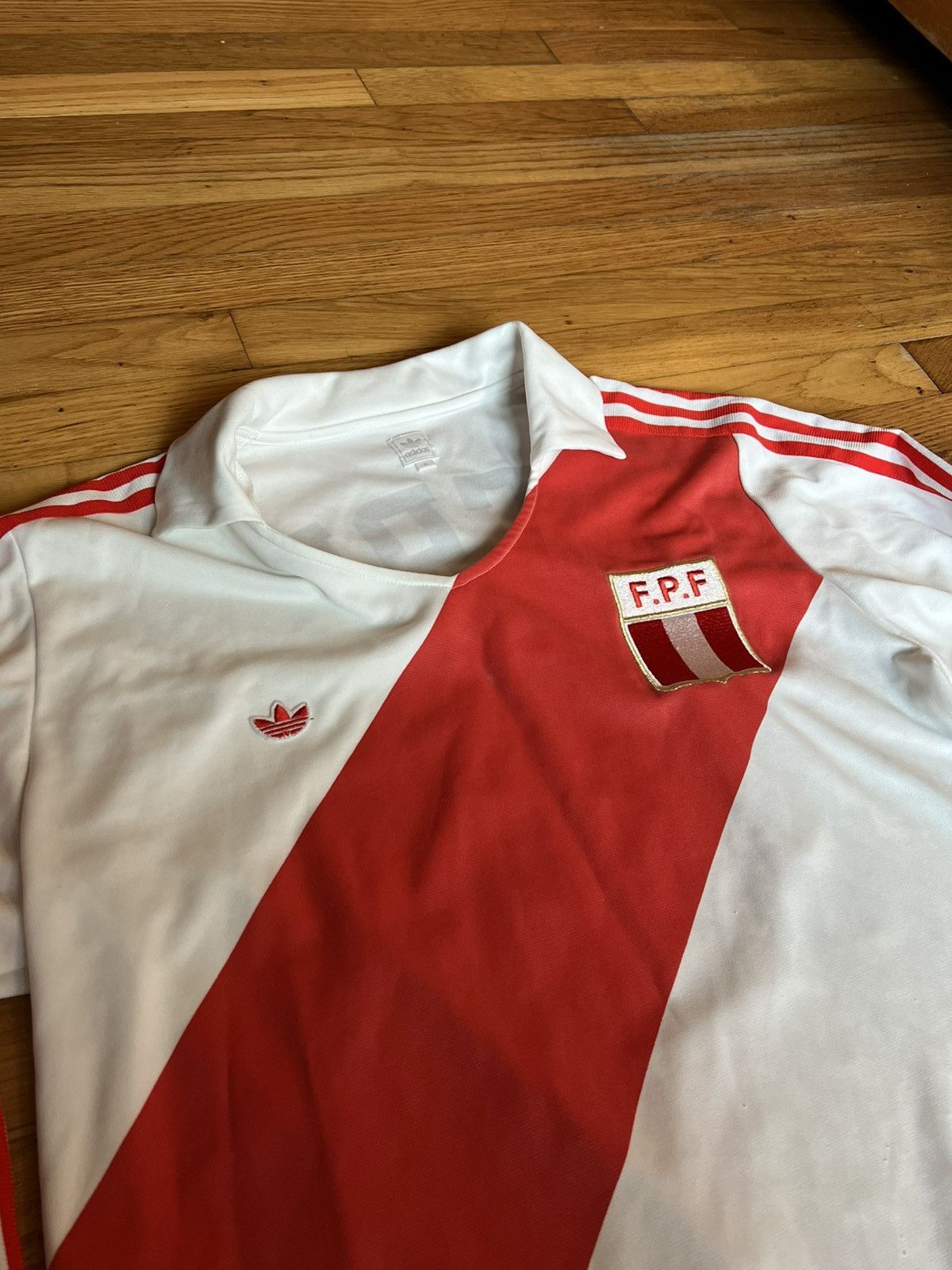 Adidas Adidas Peru 1978 Soccer Football Jersey Long Sleeve XL Size US XL / EU 56 / 4 - 2 Thumbnail