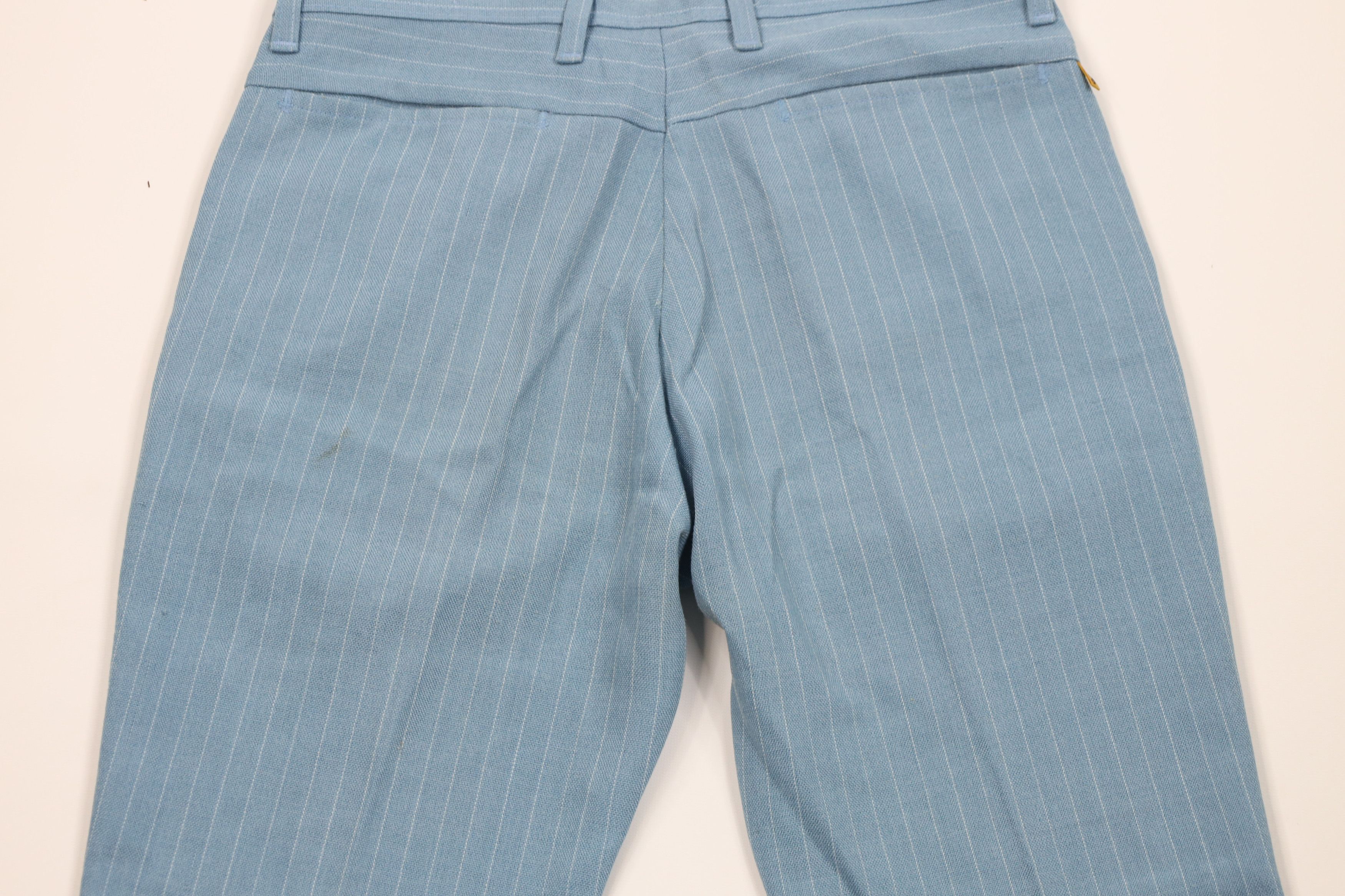Vintage Vintage 70s Streetwear Pinstriped Chino Pants Blue USA Size US 30 / EU 46 - 12 Thumbnail