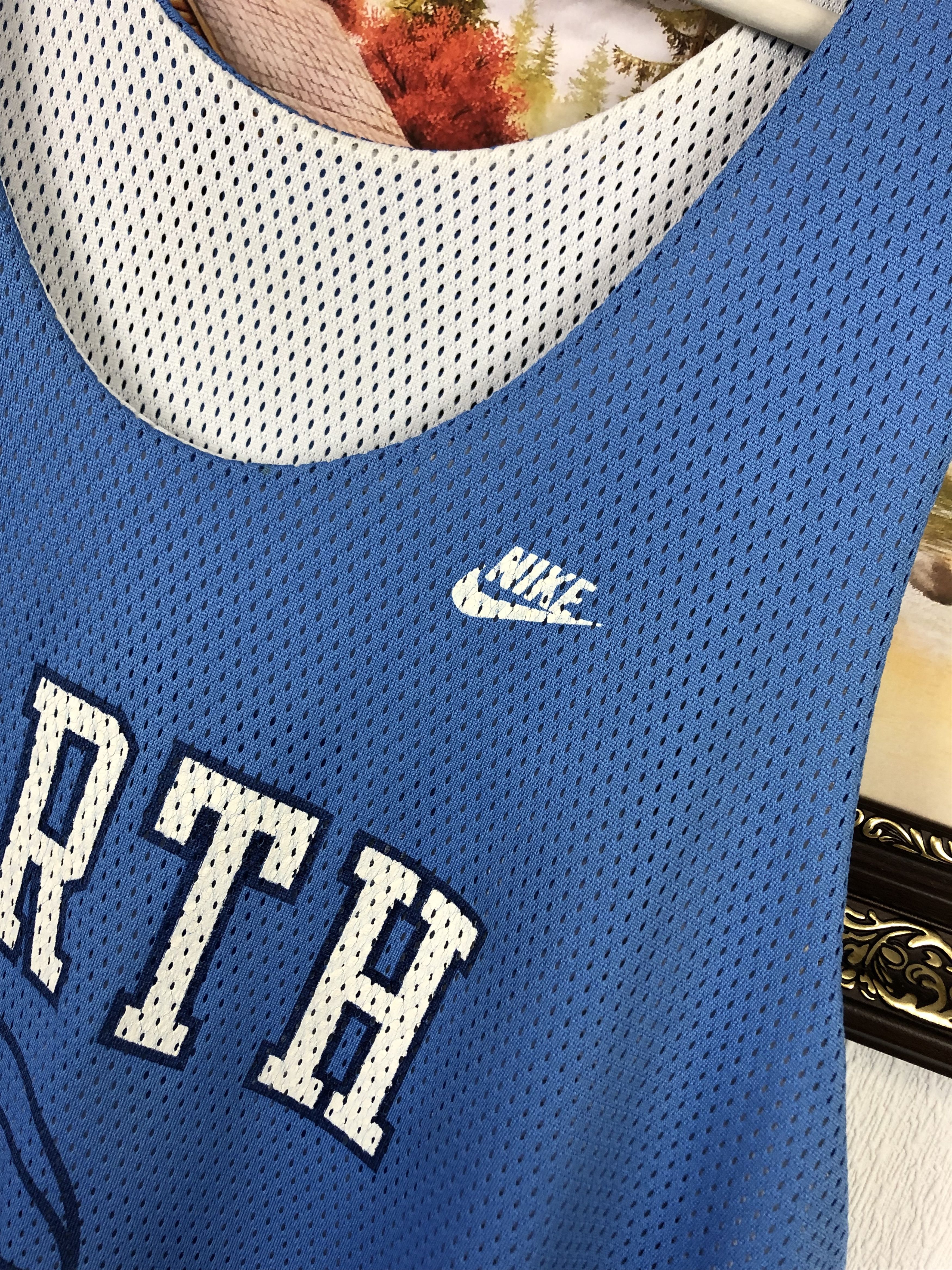 Nike × Vintage Vintage NCAA North Carolina Double Sided Jersey Shirt Rare Size US XXL / EU 58 / 5 - 6 Thumbnail