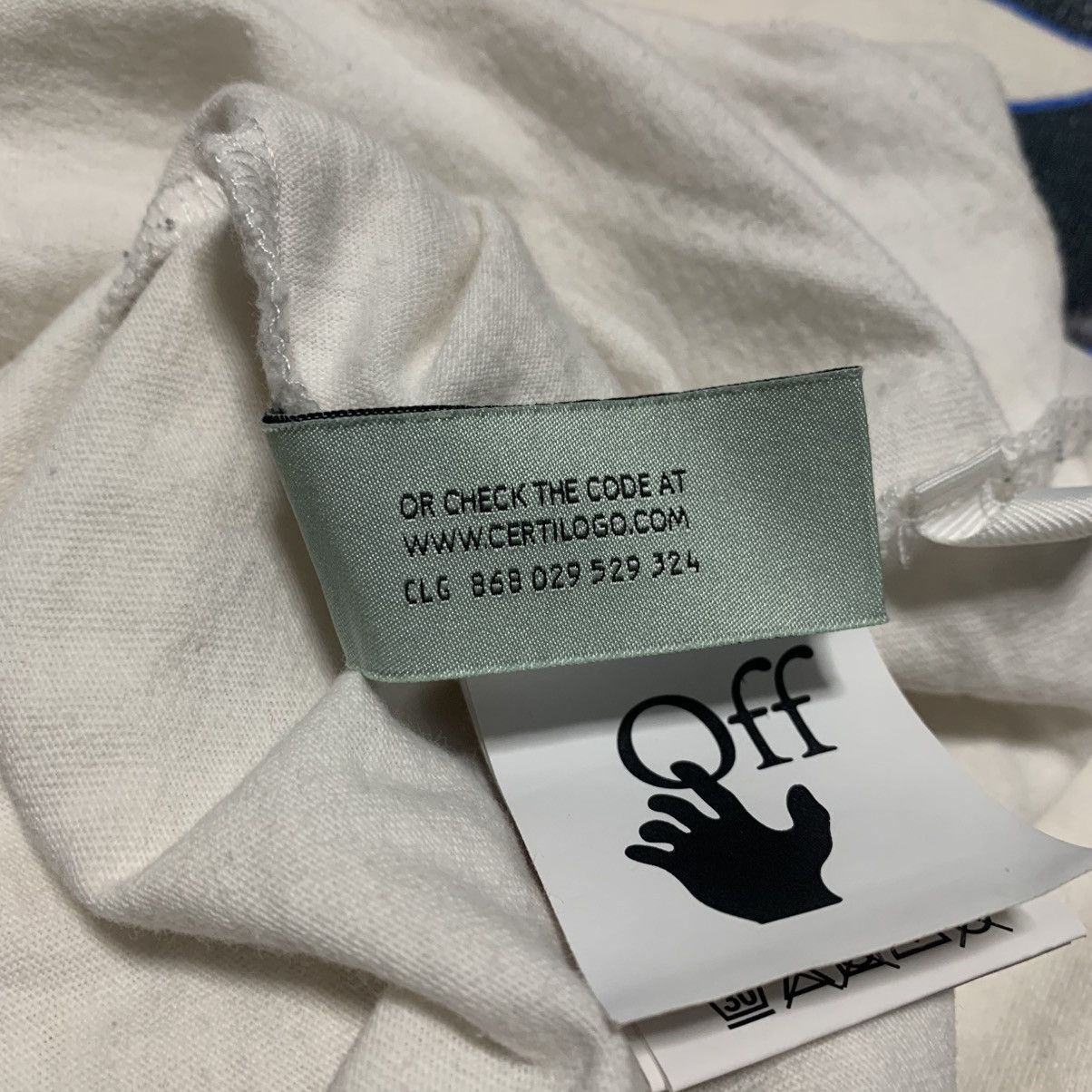 Off-White Off White Medium Caravaggio Arrows White Tee Virgil Abloh Size US M / EU 48-50 / 2 - 12 Thumbnail