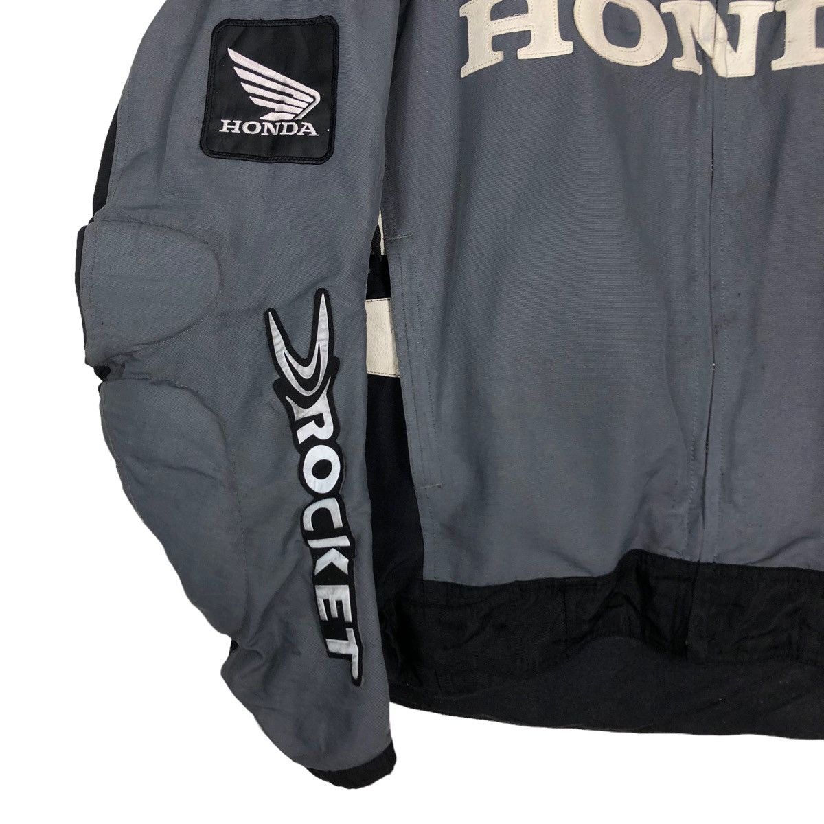 Other 🔥VINTAGE BIKER RACING JACKET HONDA BIG LOGO SAFETY WEAR Size US XL / EU 56 / 4 - 5 Thumbnail