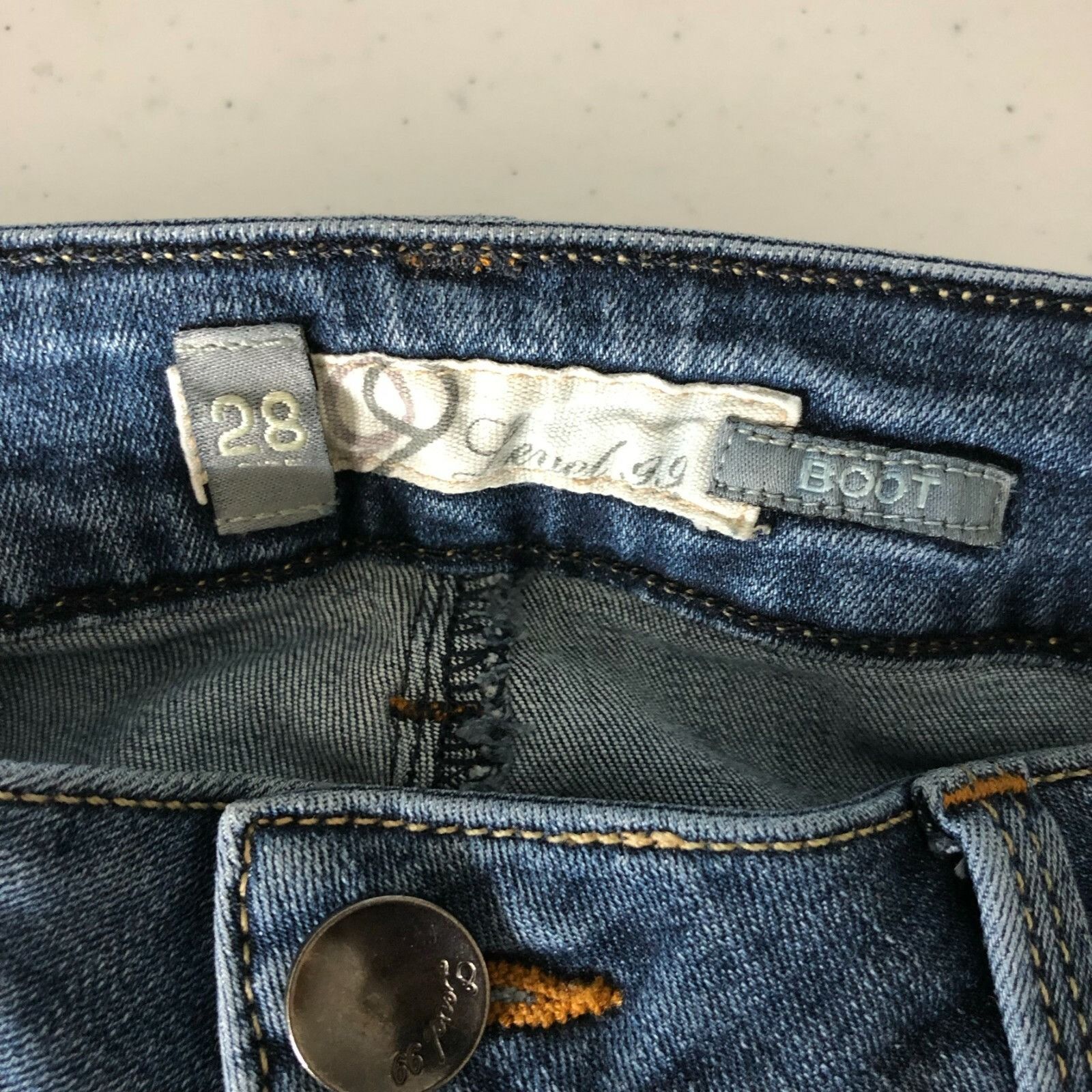 Other Level 99 Womens Jeans Boot Cut Medium Wash Stretch Size 28 Size 28" / US 6 / IT 42 - 5 Thumbnail