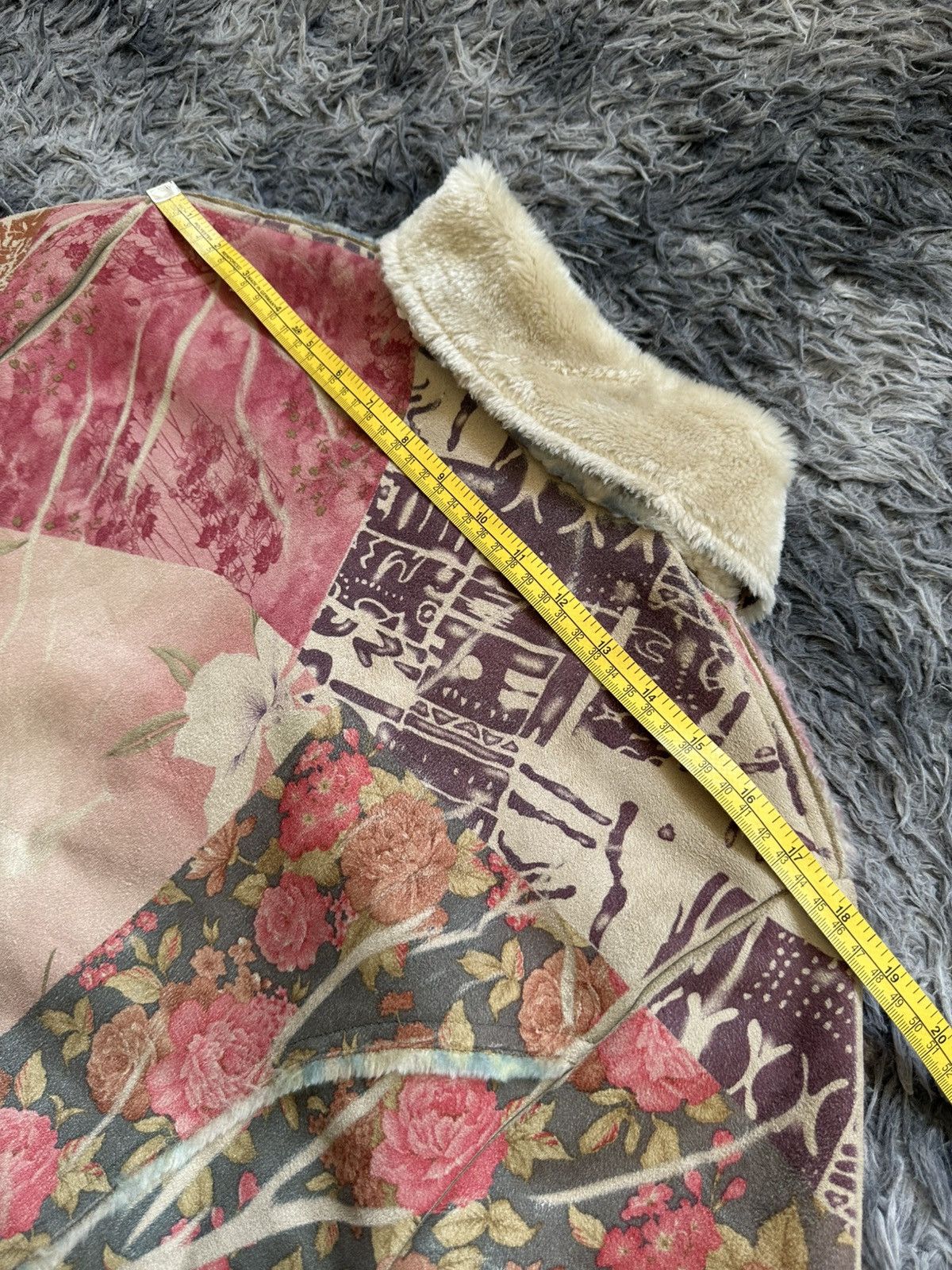 Japanese Brand 00's Artisanal Next Scene Trompe L’oeil Shearling jacket Size US M / EU 48-50 / 2 - 16 Thumbnail
