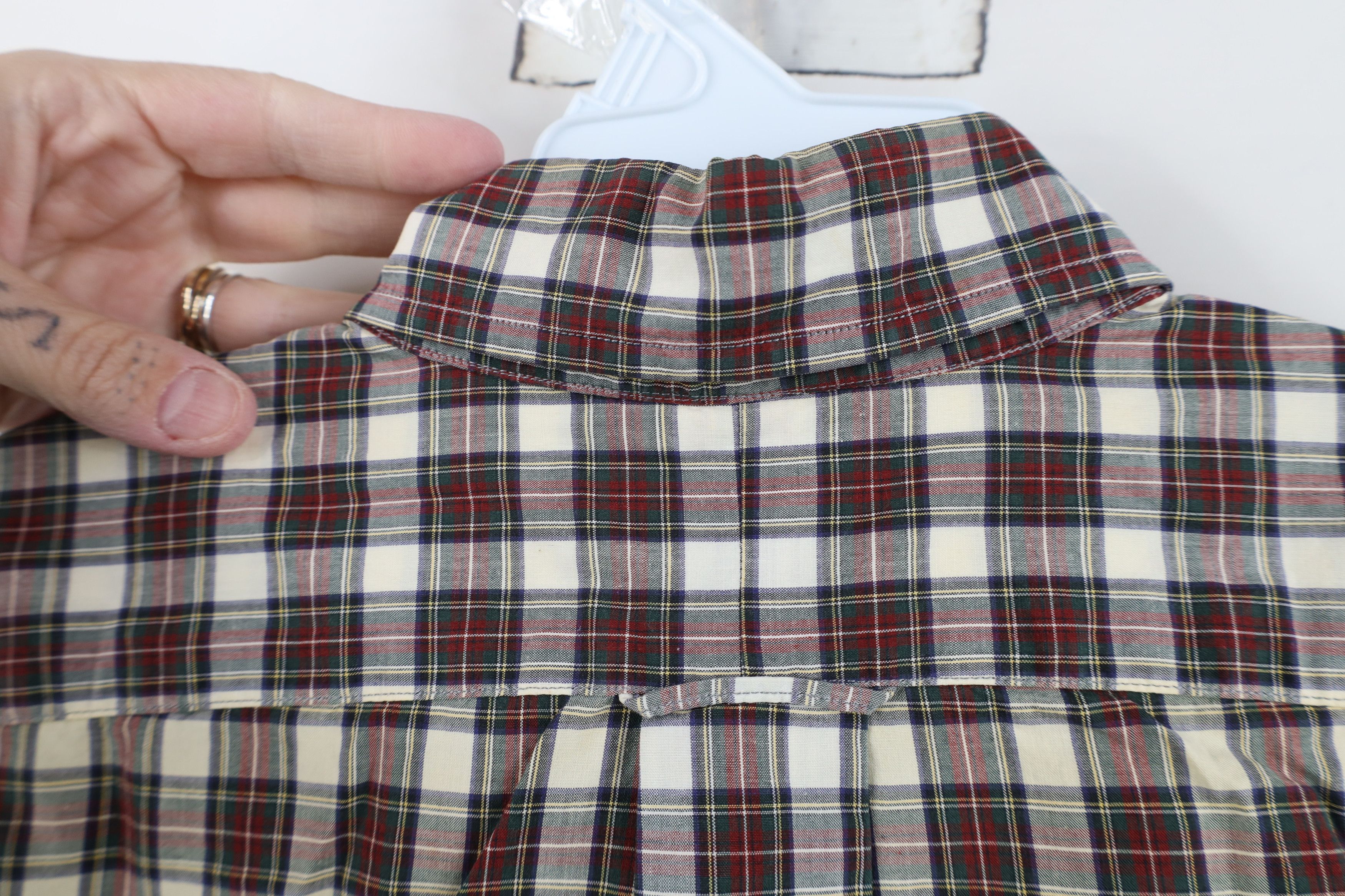 Lands' End Vintage 70s 80s Lands End Cotton Button Down Shirt Plaid Size US S / EU 44-46 / 1 - 11 Thumbnail