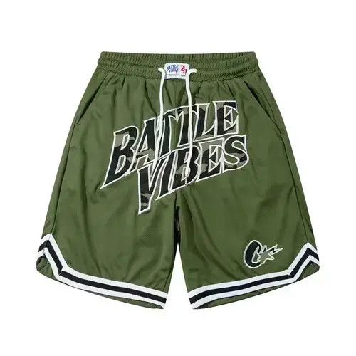 Vintage y2k sports hiphop pattern shorts Size US 32 / EU 48 - 1 Thumbnail