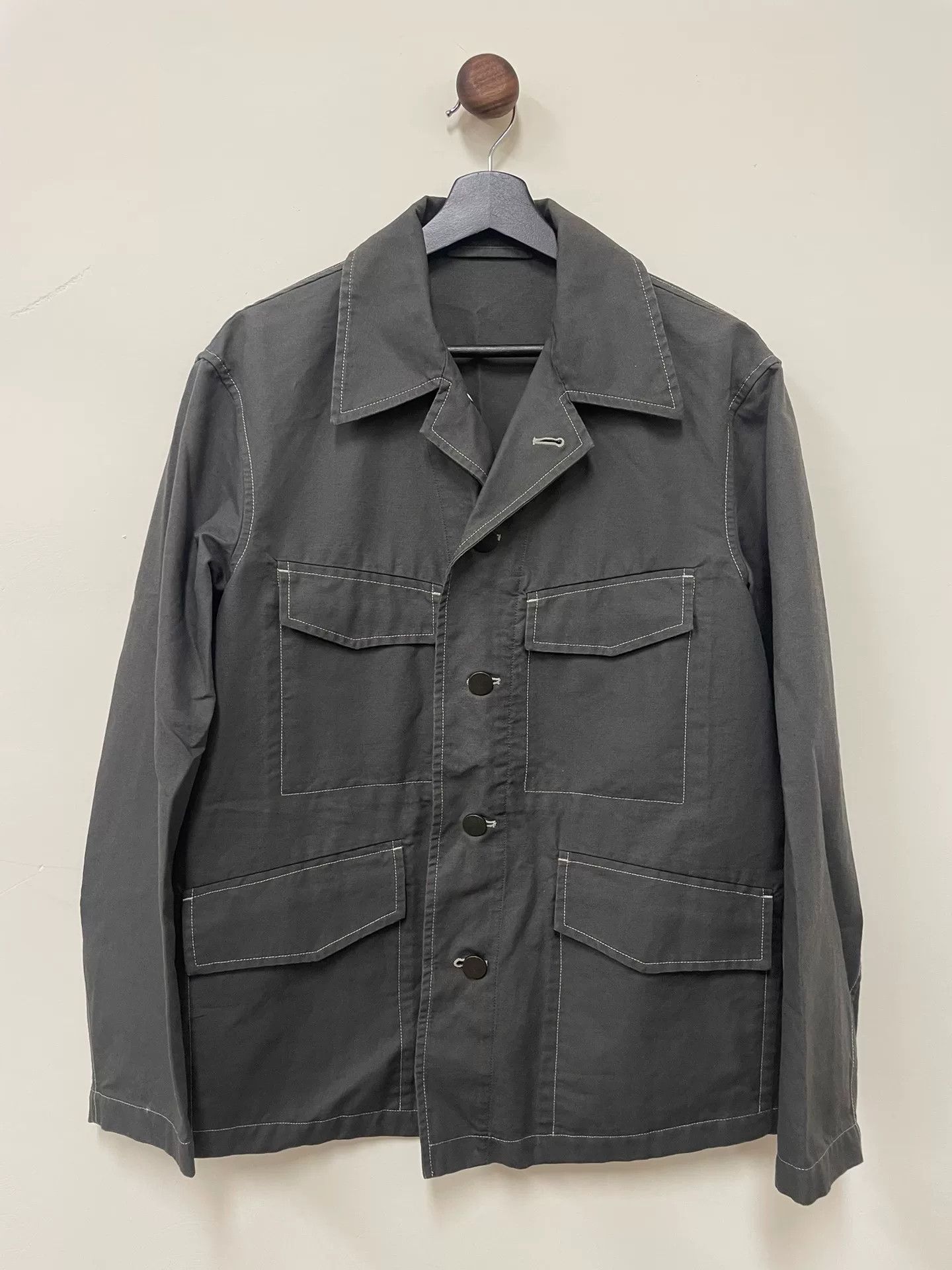 Lemaire Lemaire 20SS Stitch Hunting Jacket Size US S / EU 44-46 / 1 - 1 Thumbnail