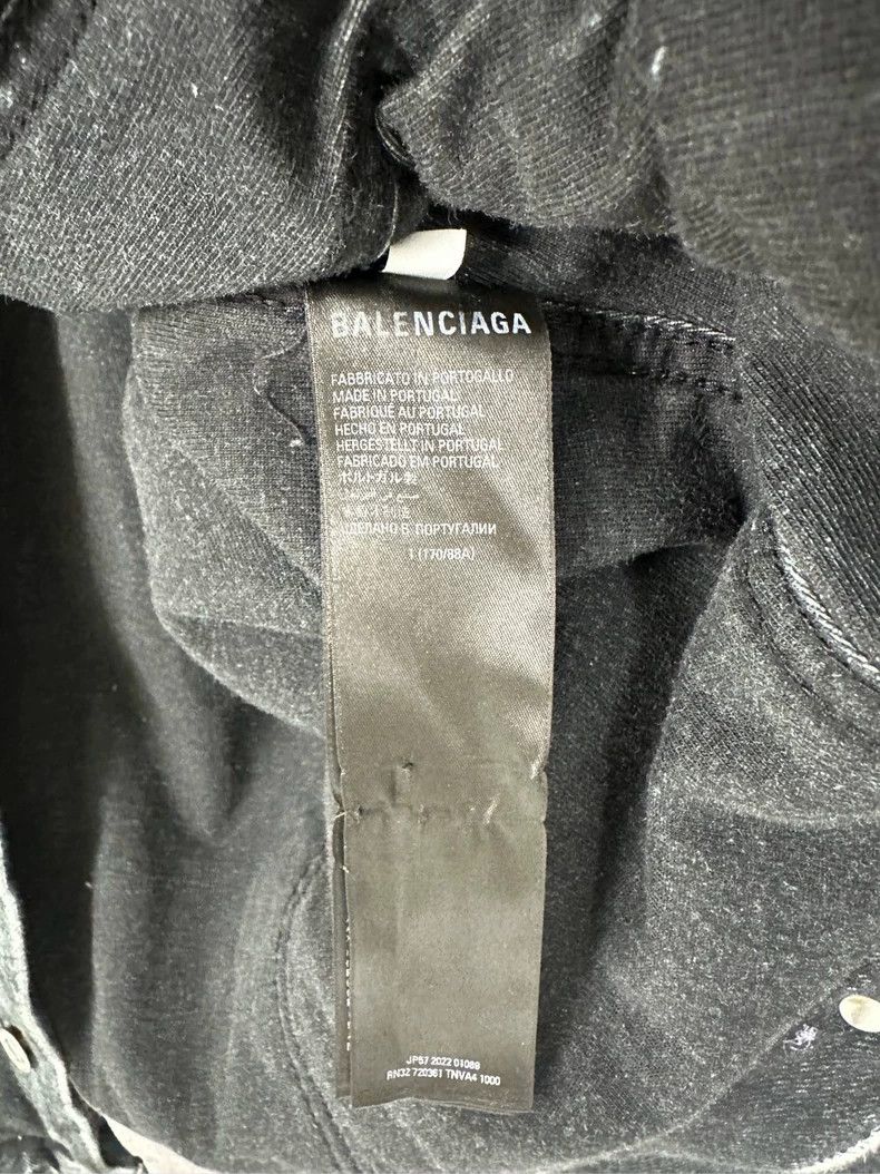 Balenciaga Balenciaga Gradient color washing to make old cowboy cotto Size US L / EU 52-54 / 3 - 4 Thumbnail