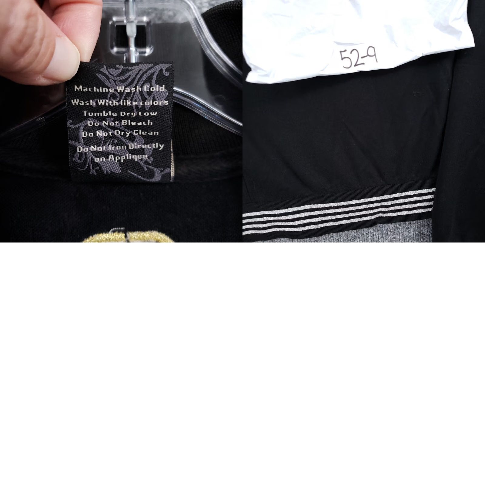Spell Spell Logo Full Zipper Sweatshirt Mens L Large Black Jacket Size US L / EU 52-54 / 3 - 9 Thumbnail