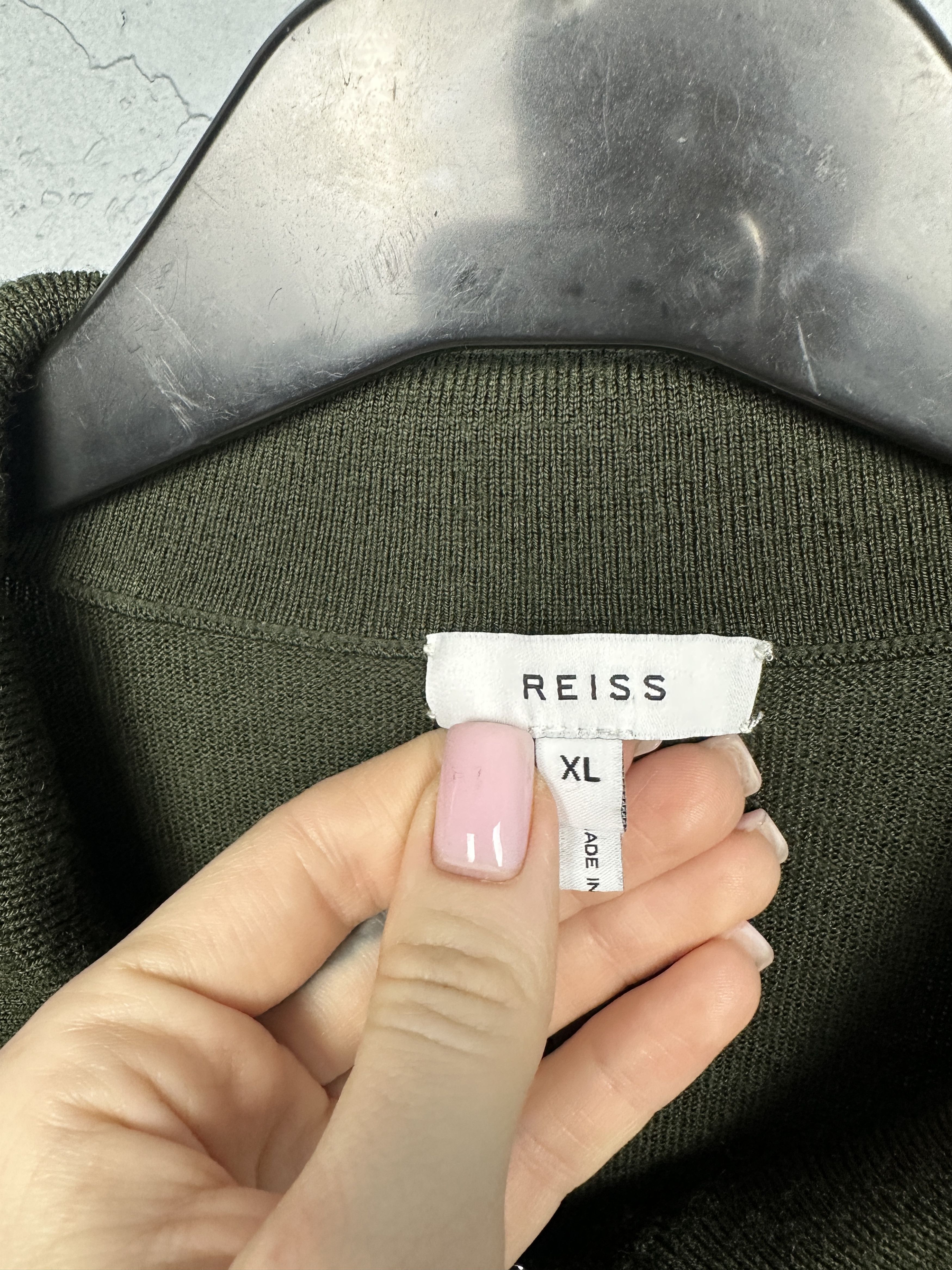 Reiss Reiss Mens Wool Quarter 1\4 Zip Sweater Size US XL / EU 56 / 4 - 3 Thumbnail