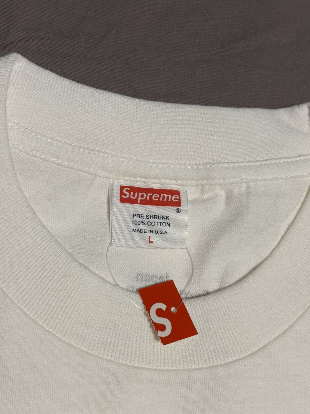 Supreme 2011 Supreme Japan Relief Box Logo Tee Size US L / EU 52-54 / 3 - 4 Thumbnail