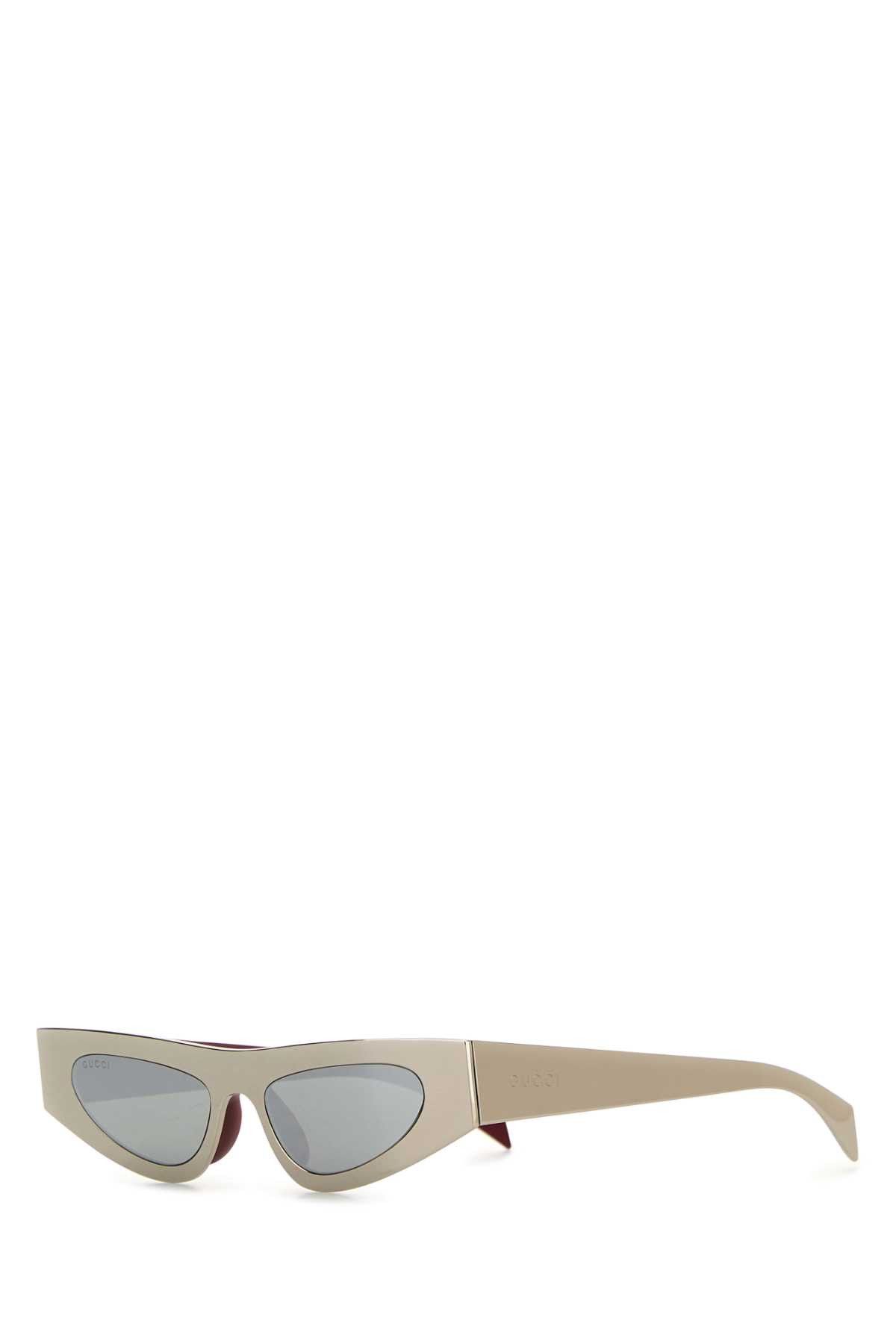 Gucci Silver Metal Sunglasses Size ONE SIZE - 1 Thumbnail
