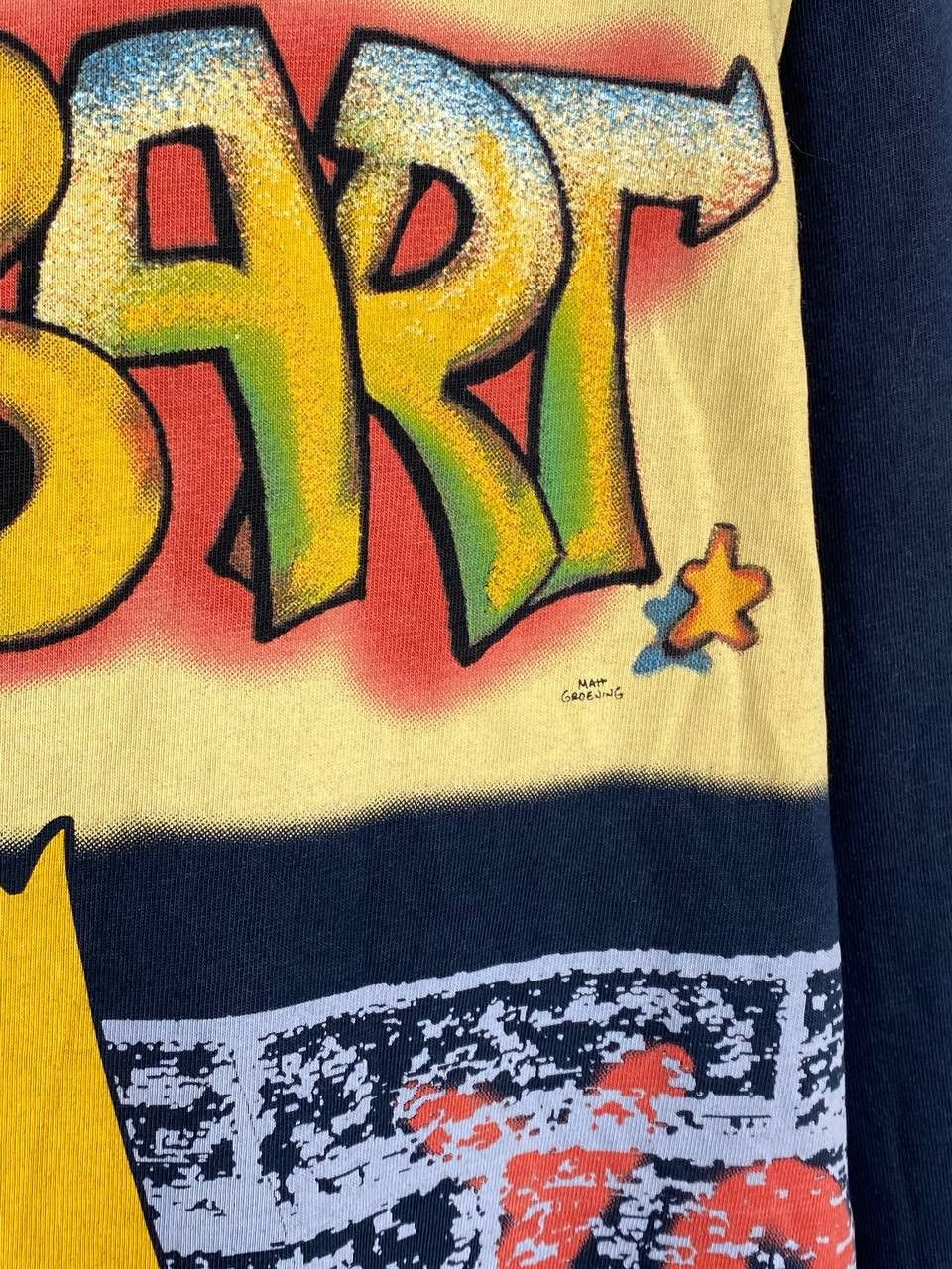The Simpsons × Vintage 2006 THE SIMPSONS VINTAGE „ART BY BART” SKATE Y2K TEE Size US S / EU 44-46 / 1 - 4 Thumbnail