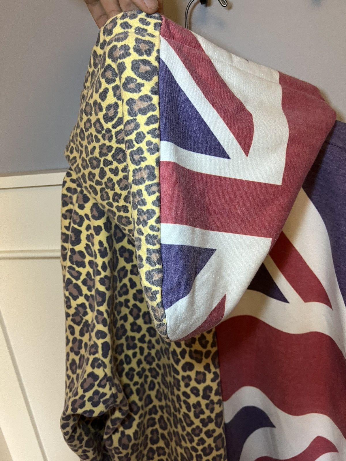 Other 2001 Odyssey Union jack / cheetah split zip-up hoodie Size US XL / EU 56 / 4 - 4 Thumbnail