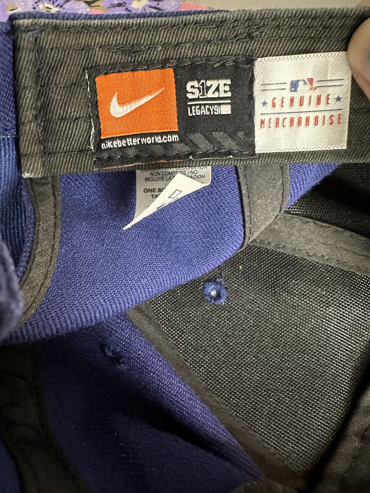Nike Texas Rangers Cap Strap Back MLB Baseball Logo Nike Legacy91 Size ONE SIZE - 6 Thumbnail