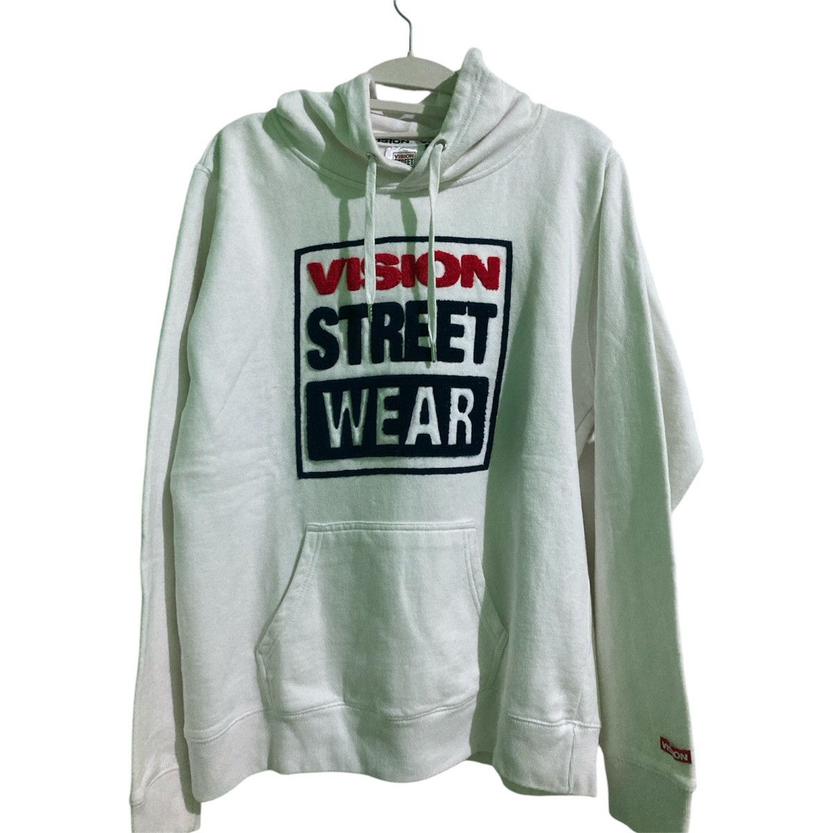 Japanese Brand × Vintage × Vision Streetwear Vintage Vision Street Wear Towel Embroidery Logo Hoodie Size US M / EU 48-50 / 2 - 1 Thumbnail