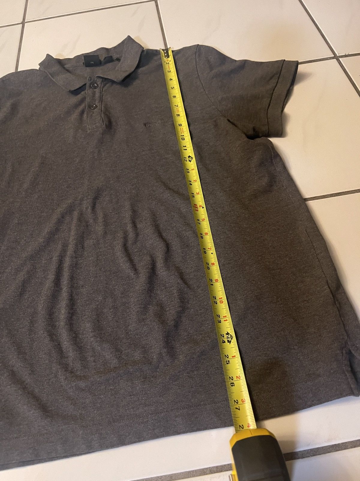 Hugo Boss Boss Hugo Boss Polo Shirt Mens XXL Gray Regular Fit Size US XXL / EU 58 / 5 - 5 Thumbnail