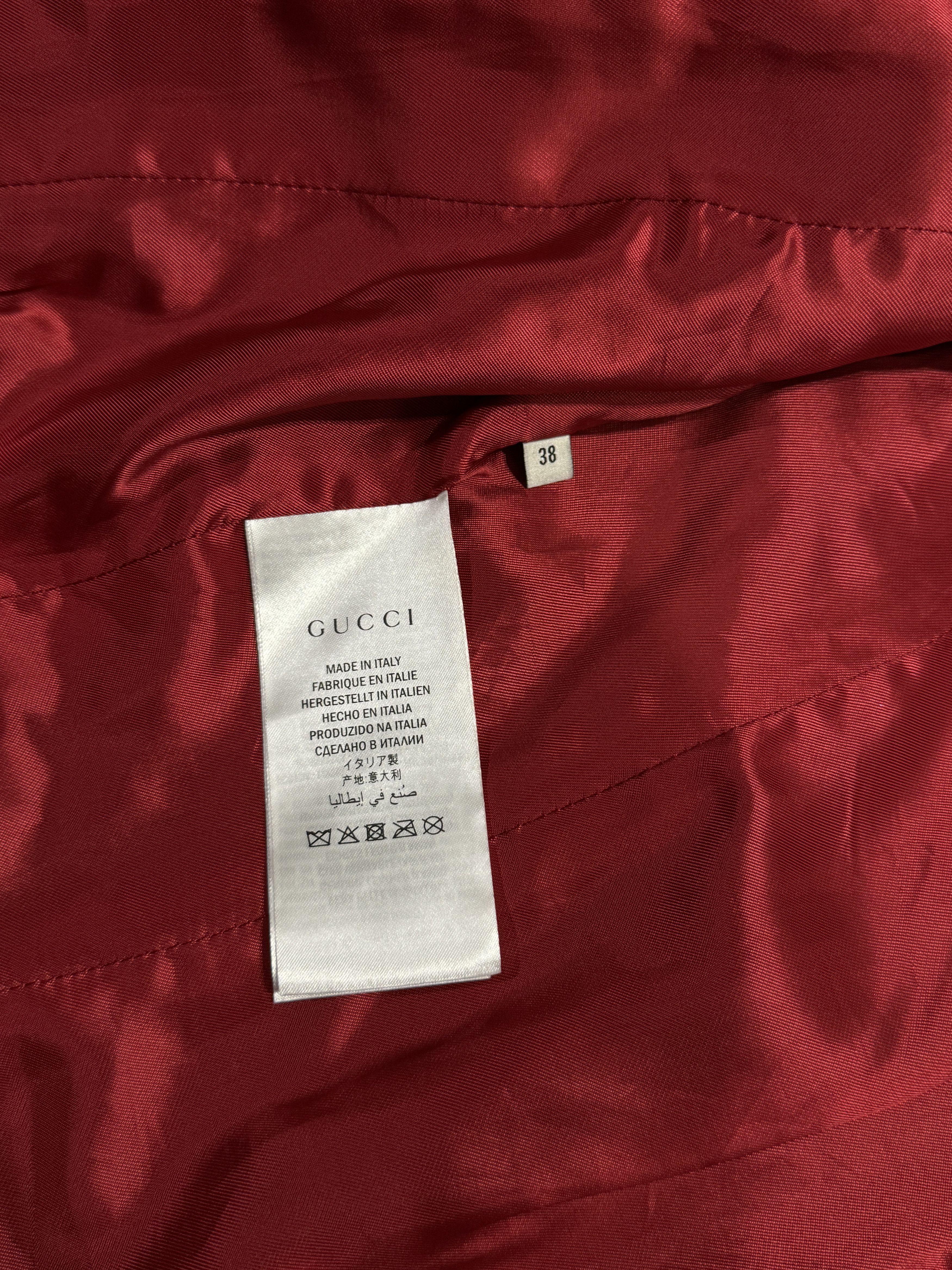 Gucci Gucci lamb leather moto jacket Size S / US 4 / IT 40 - 5 Thumbnail