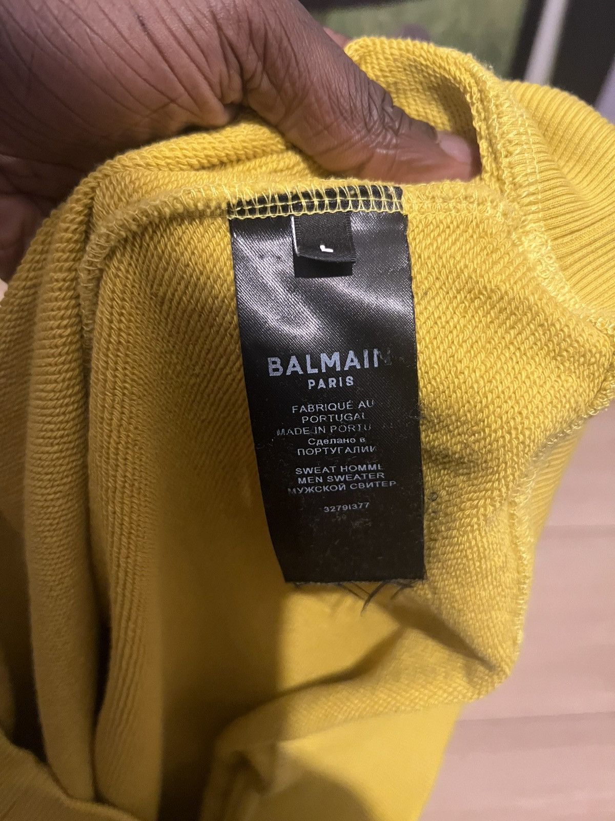 Balmain University Logo-embroidered Sweatshirt Size US L / EU 52-54 / 3 - 4 Thumbnail