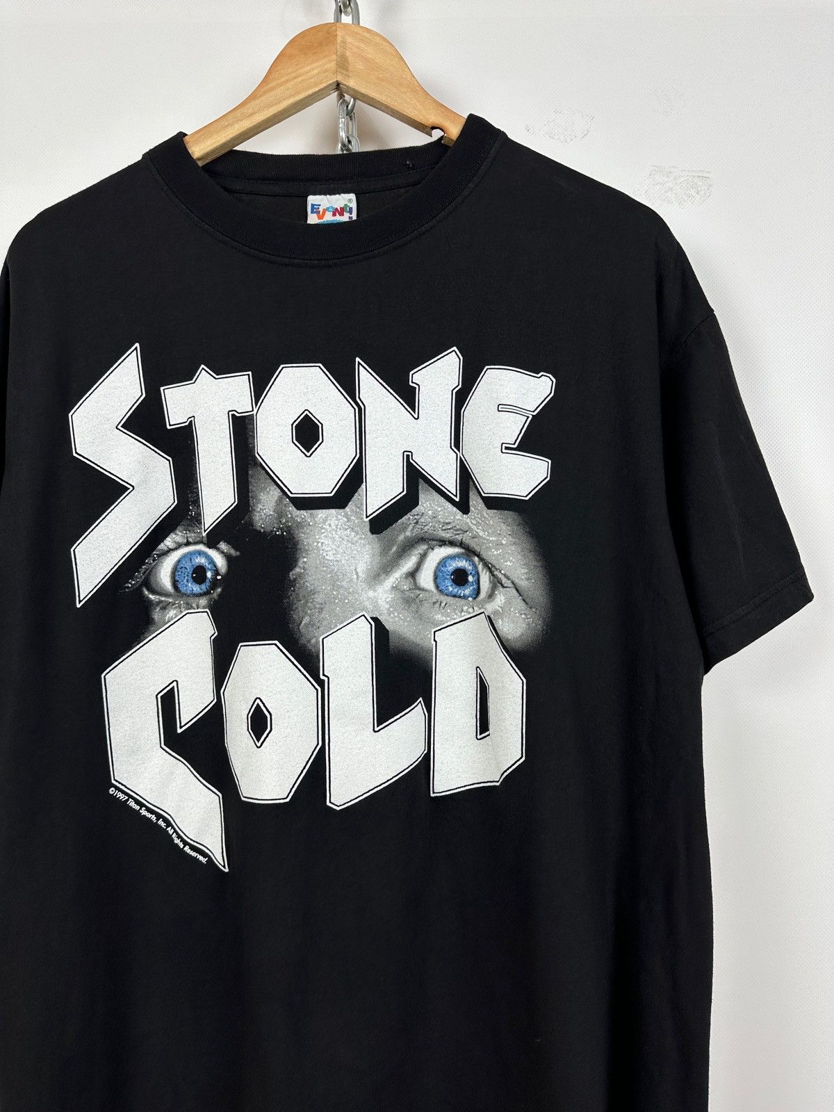 Vintage 1997 Vintage Stone Cold 100% Pure Whoop Ass WWE Rare T-Shirt Size US XL / EU 56 / 4 - 5 Thumbnail