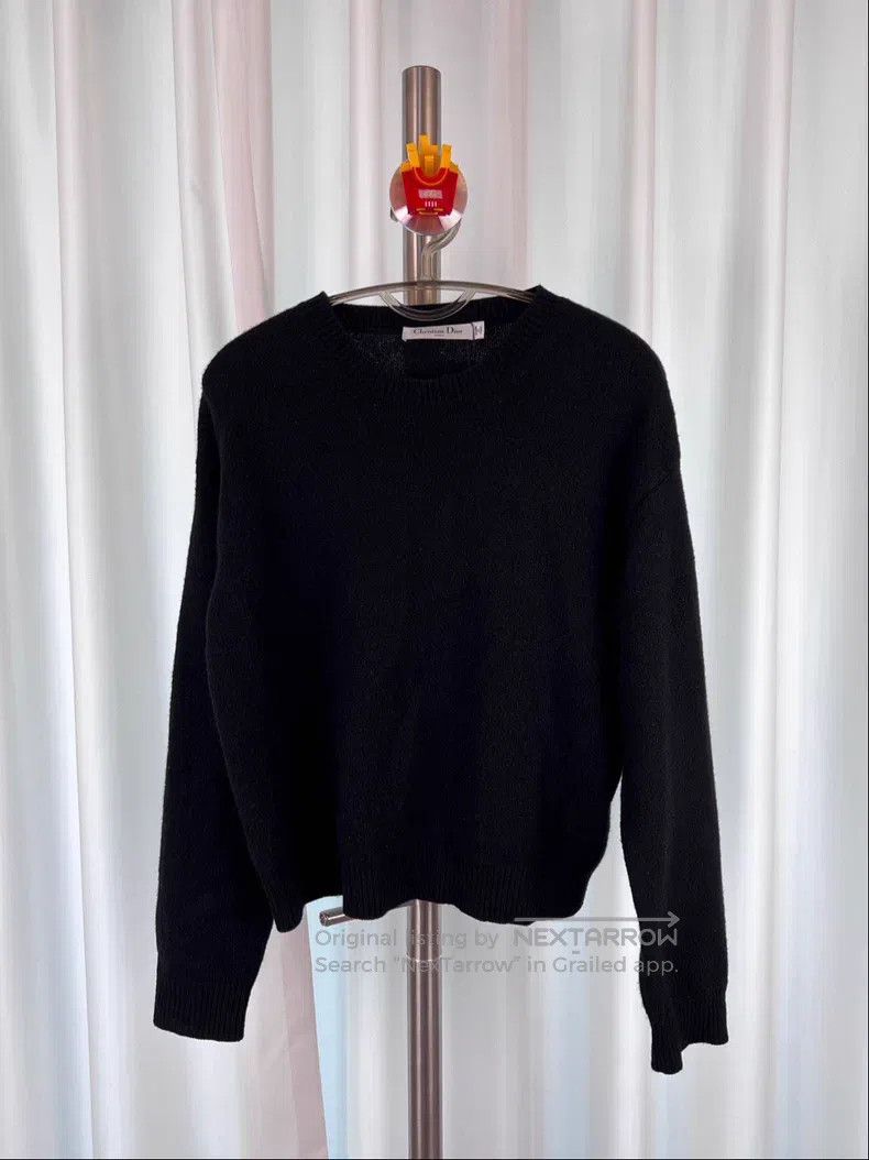 Dior Dior Black cashmere 8-character sweater Size XS / US 0-2 / IT 36-38 - 1 Thumbnail
