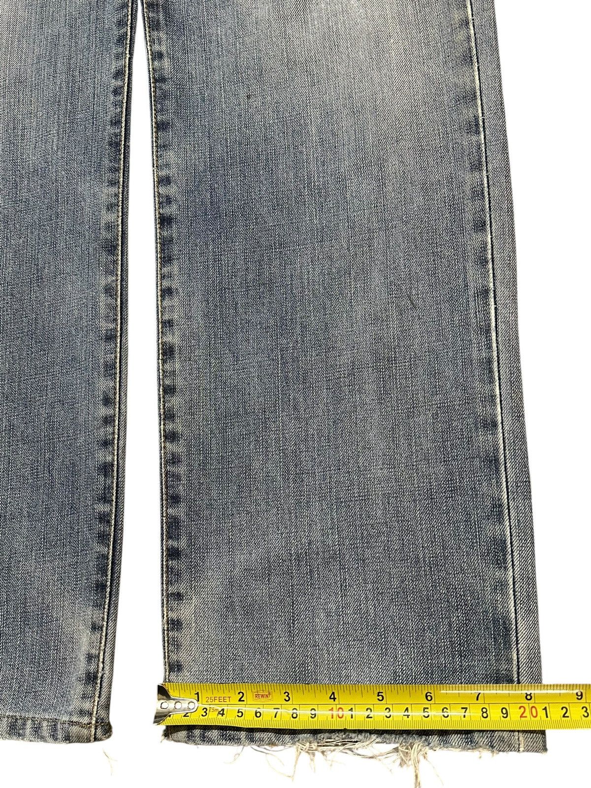 Edwin Vintage Edwin 503zz Faded Blue Wash Distress Loose Jeans Size US 32 / EU 48 - 16 Thumbnail