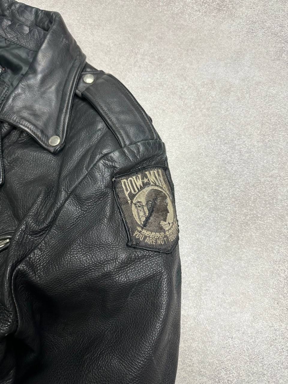 Genuine Leather Vintage Wilsons Leather Genuine Moto Harley Jacket L Size US L / EU 52-54 / 3 - 5 Thumbnail