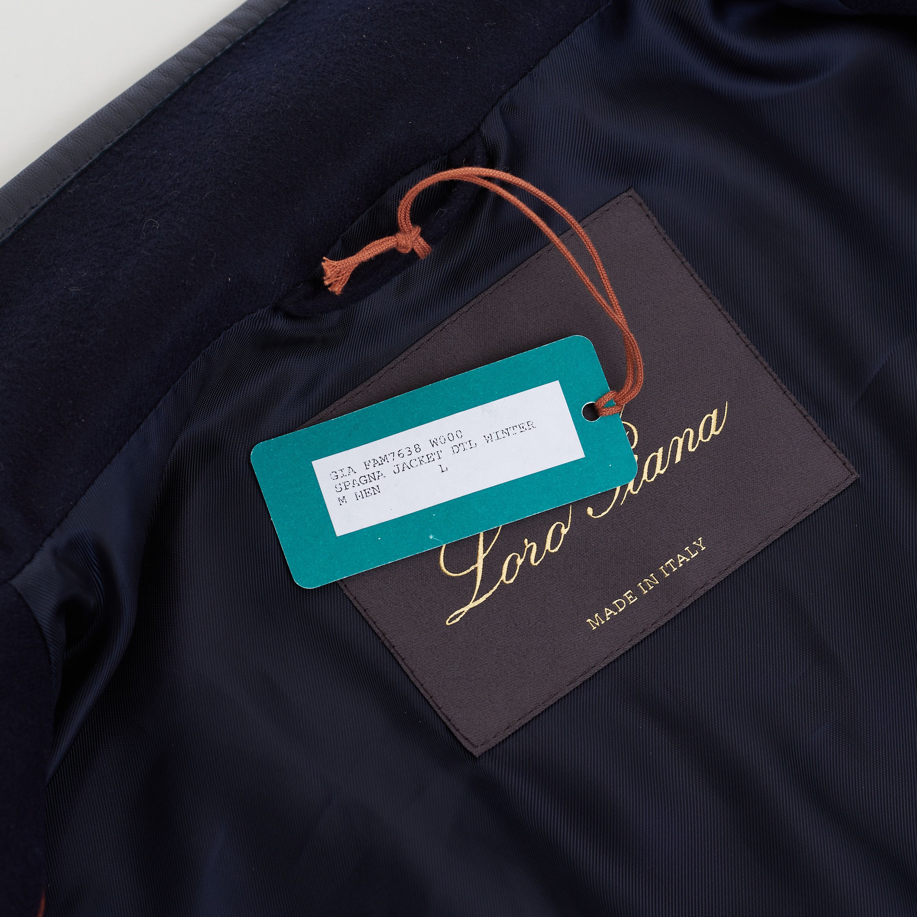 Loro Piana Spagna Jacket In Navy Blue Double Faced Cashmere Size US L / EU 52-54 / 3 - 11 Thumbnail