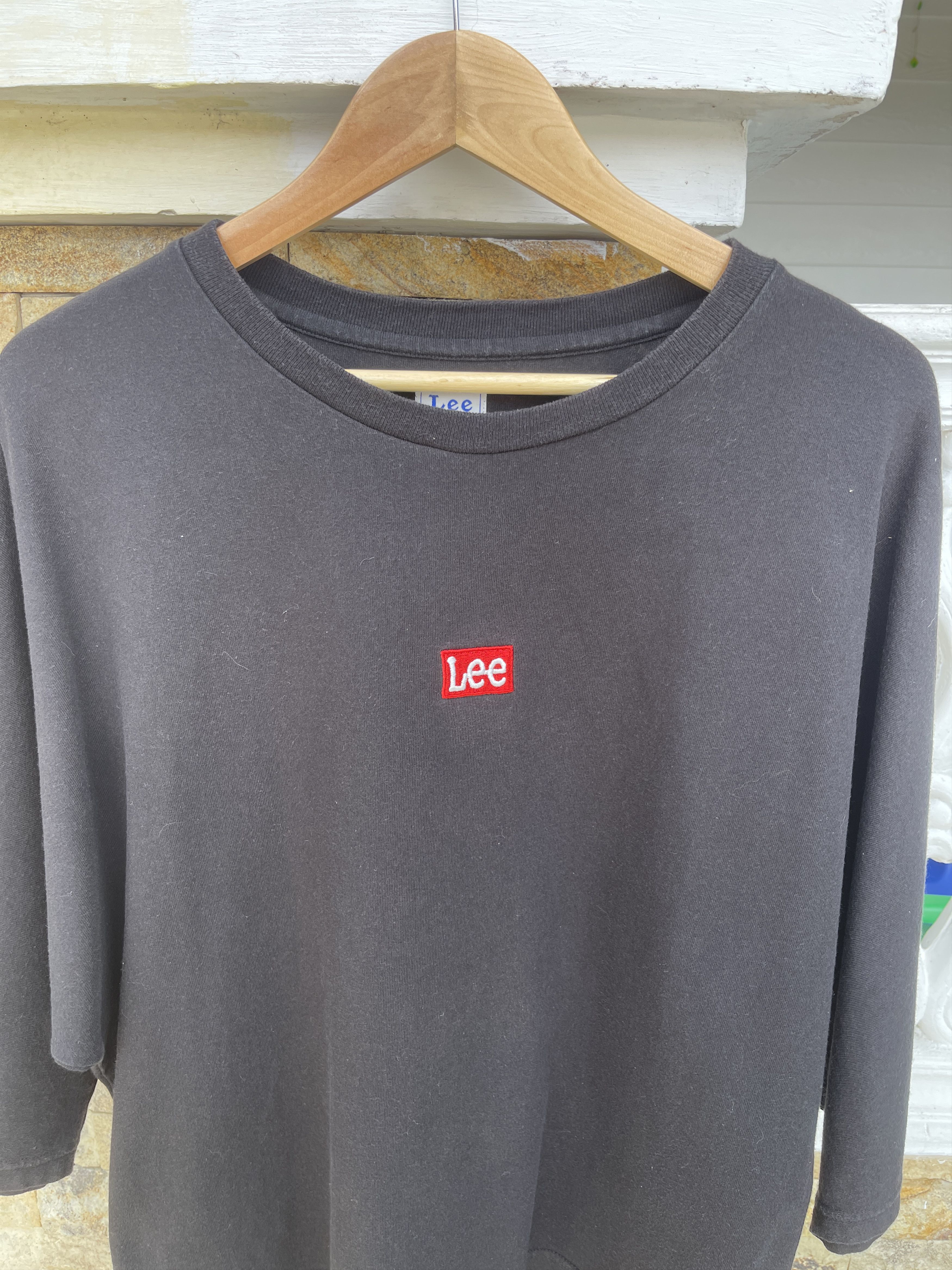 Designer LastDrop🔥Rare🔥Vintage Lee X Frapbois Center Box Logo T-Shirt Size L / US 10 / IT 46 - 5 Thumbnail