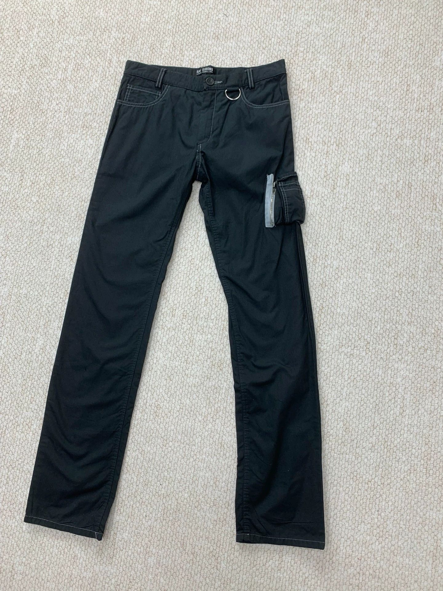 Raf Simons RAF SIMONS horror period strap tourniquet black pants -DMC Size US 30 / EU 46 - 1 Thumbnail