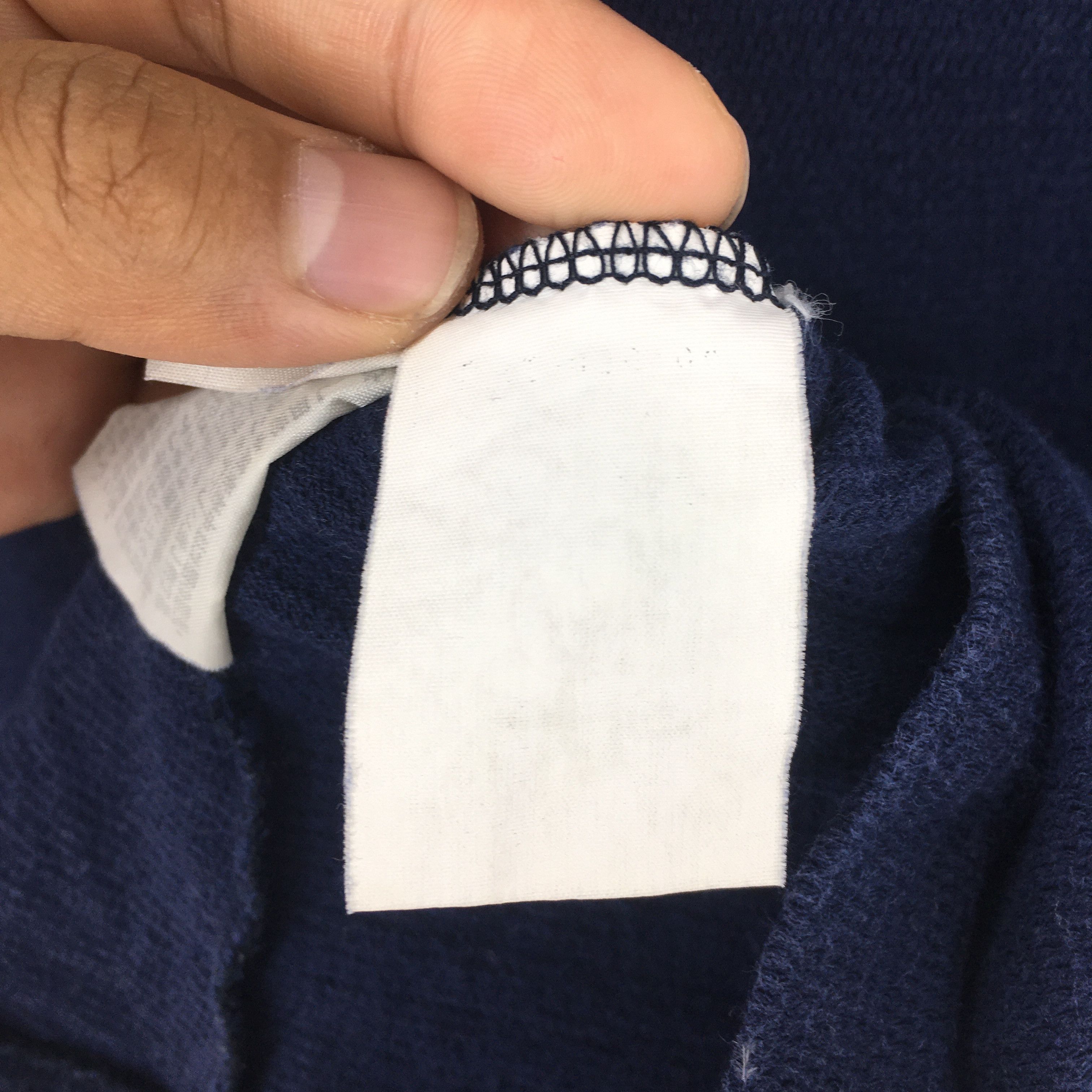 Comme des Garcons Vintage Comme Des Garcons Plain Blue Tshirt Medium Size US M / EU 48-50 / 2 - 6 Thumbnail