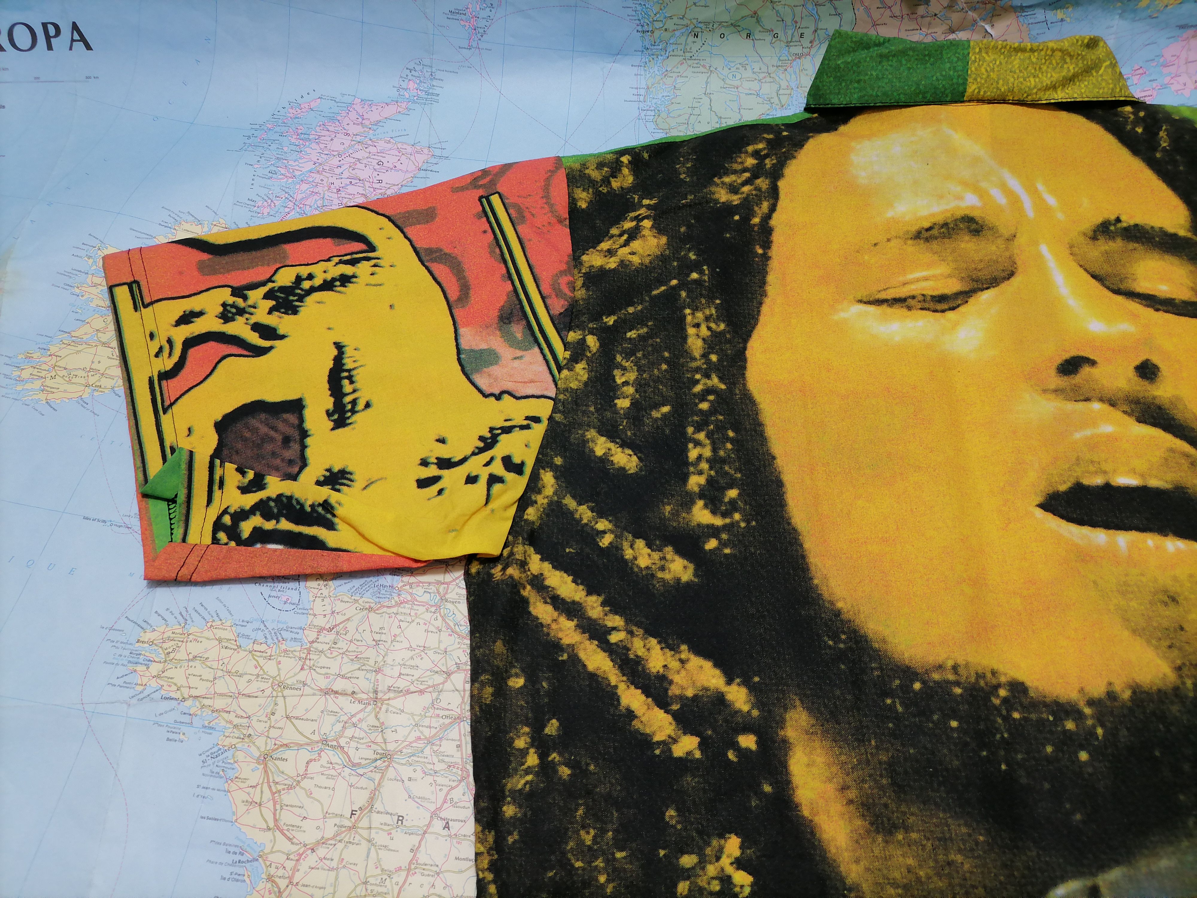 Vintage Vintage Shirt BOB MARLEY , XL Italy 1986 Size US XL / EU 56 / 4 - 5 Thumbnail