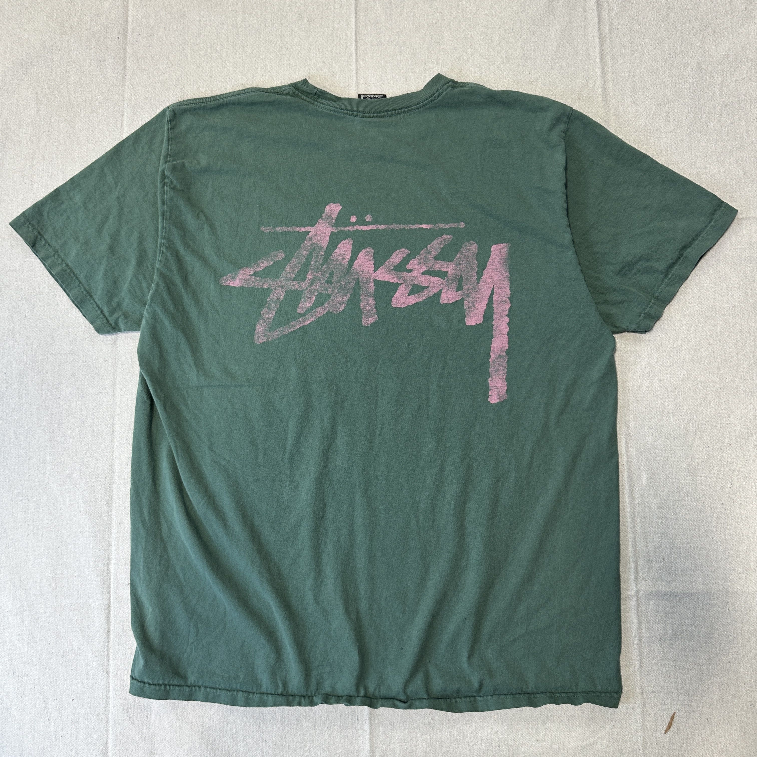 Stussy Vintage Stussy Large Face Graphic T-Shirt Size L Size US L / EU 52-54 / 3 - 7 Thumbnail