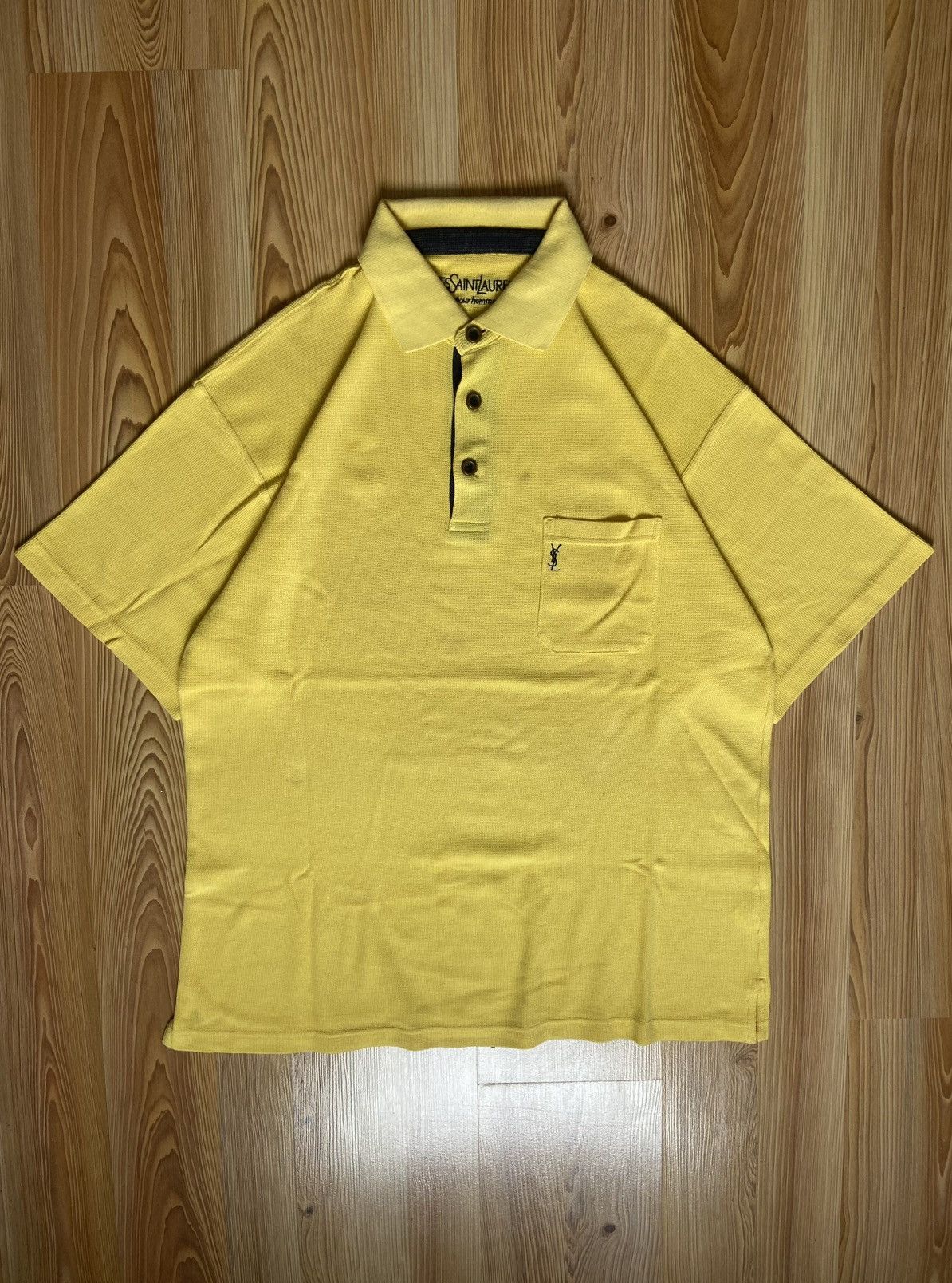Yves Saint Laurent Vintage Polo Shirt Yves Saint Laurent Rare Item Size US XL / EU 56 / 4 - 1 Thumbnail