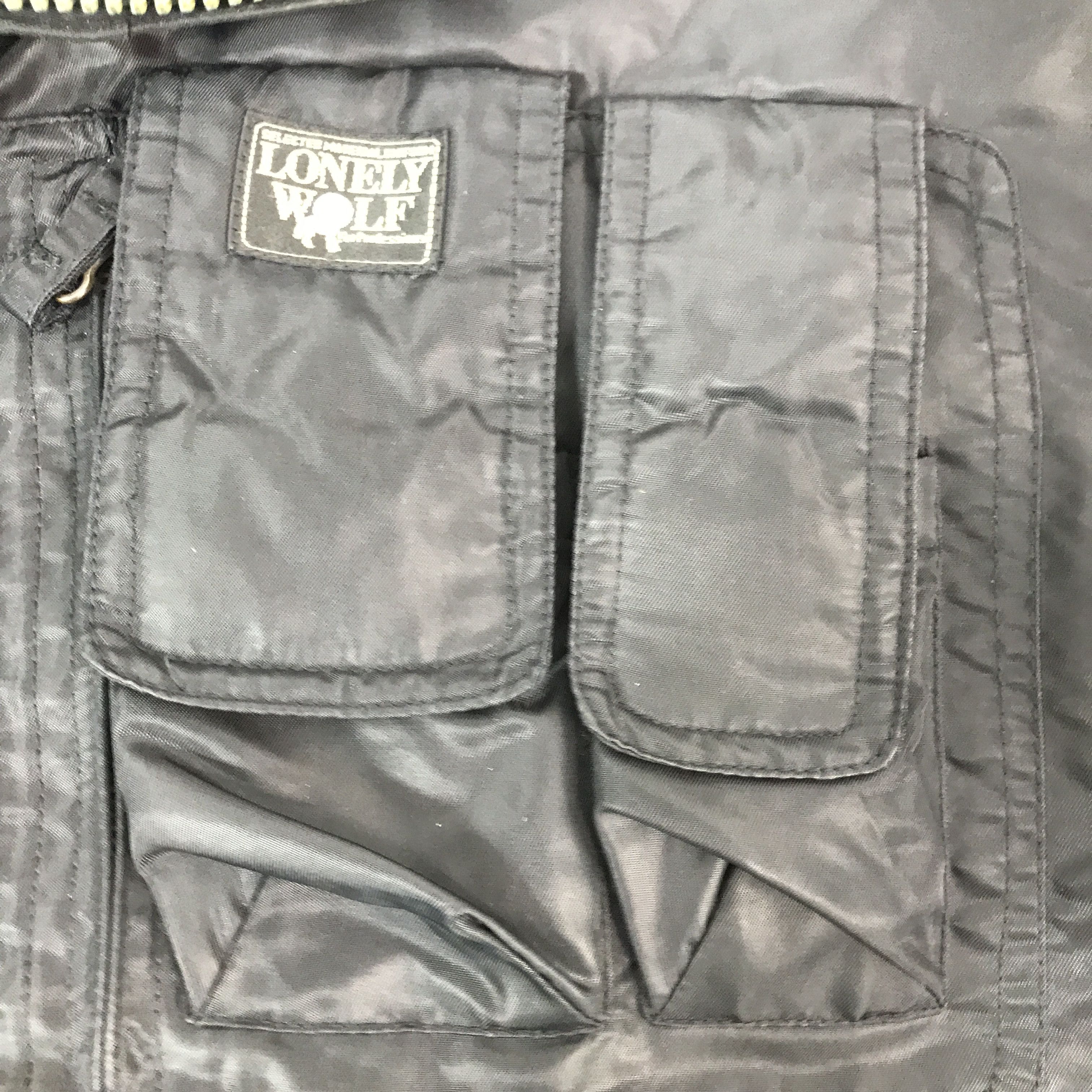 Designer × Japanese Brand The Lonely Wolf Black Windbreaker Jacket Size US M / EU 48-50 / 2 - 9 Thumbnail