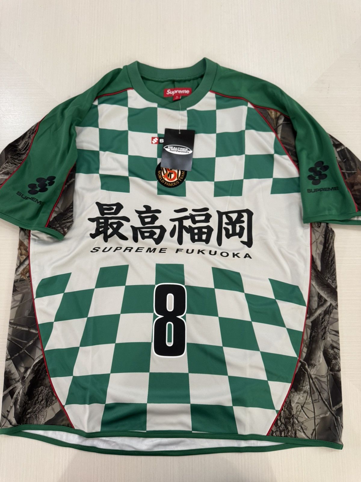 Supreme Supreme Hooded Soccer Jersey Large Brazil | Grailed