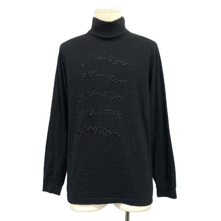 Louis Vuitton Louis Vuitton Script Logo Mock Neck Long Sleeve Shirt XL Size US XL / EU 56 / 4 - 1 Thumbnail