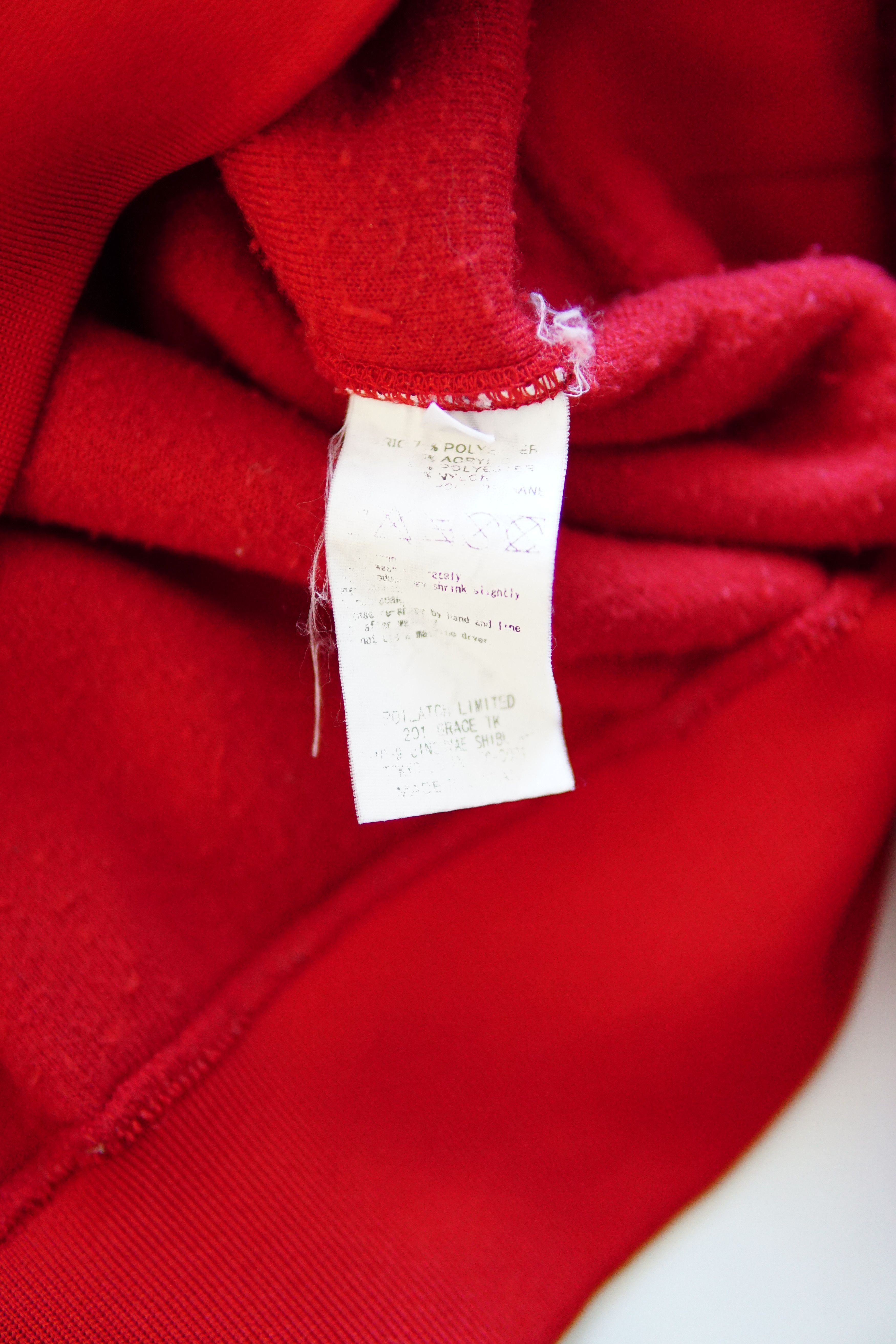 Cav Empt SS17 Red Fleece Crewneck Size US M / EU 48-50 / 2 - 6 Thumbnail