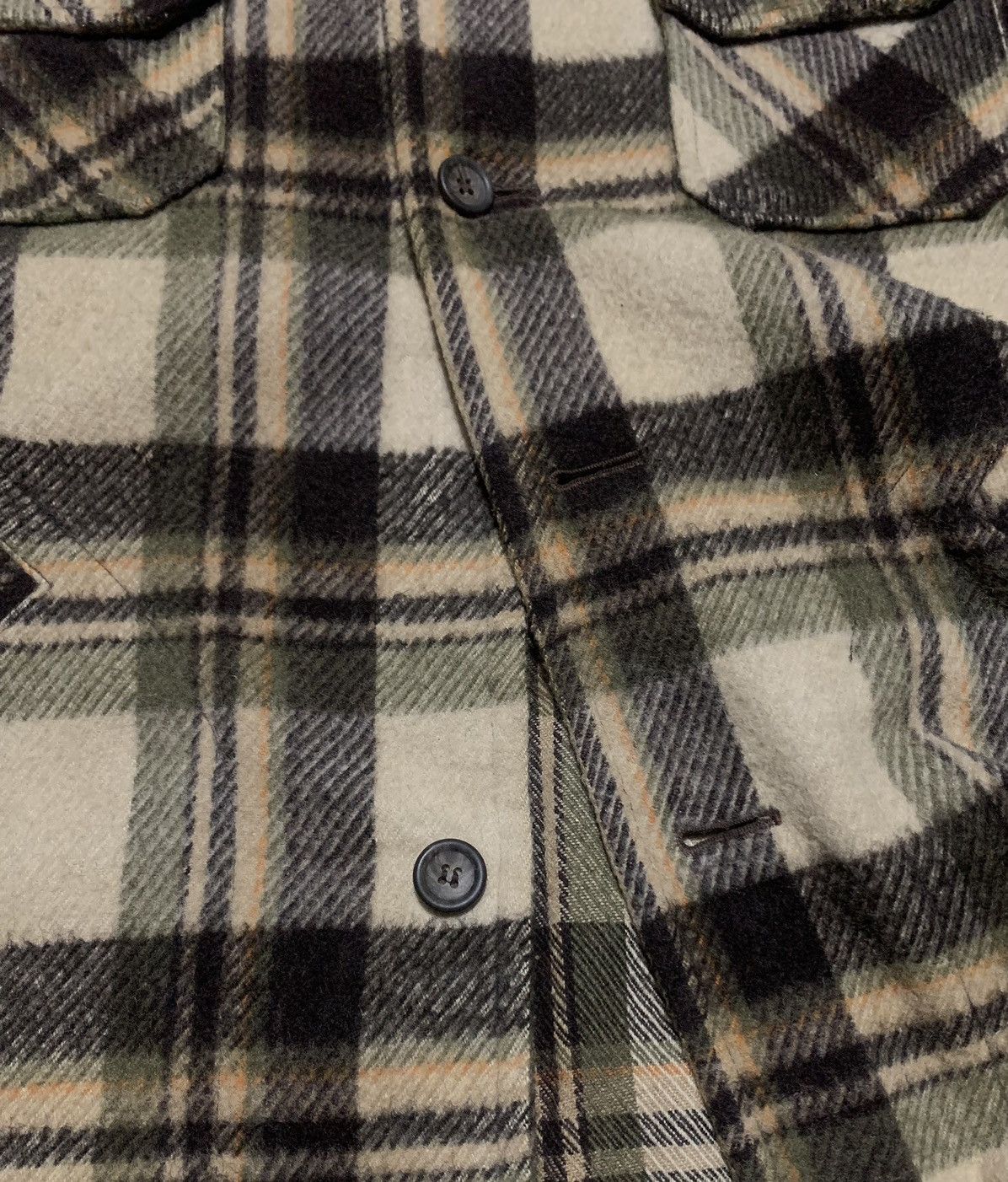 Japanese Brand Vintage Japanese Plaid Wool Flannel Shirt Jacket Size US L / EU 52-54 / 3 - 6 Thumbnail