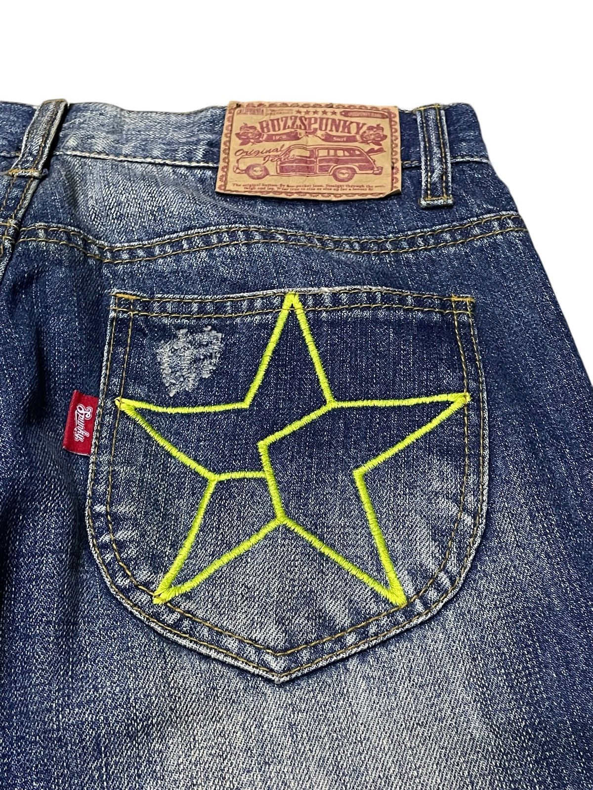 Hysteric Glamour × Shellac Buzz Spunky Japan Archive Surfer Patched Loose Jeans Size US 30 / EU 46 - 22 Thumbnail