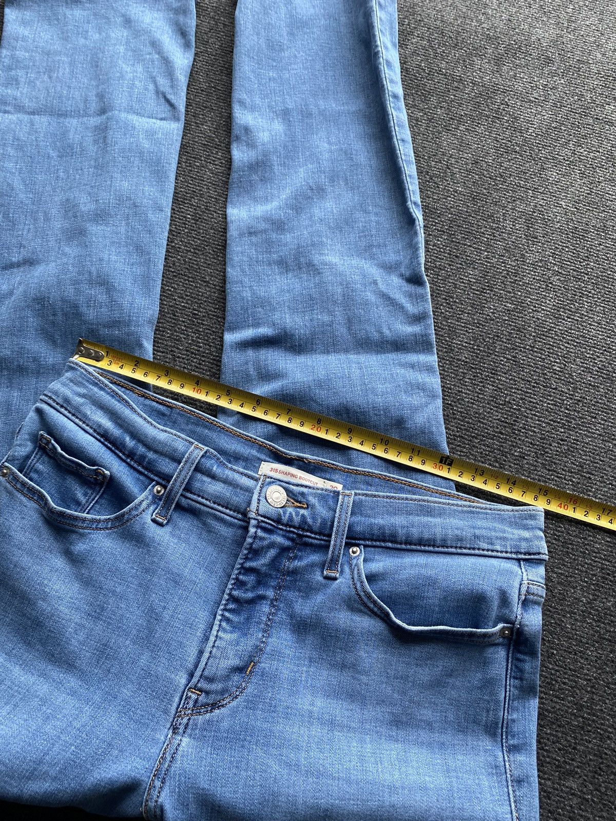 Levi's 🔥Levis 315 Shaping Bootcut 29 Jeans women sexy alt goth Size 29" - 5 Thumbnail