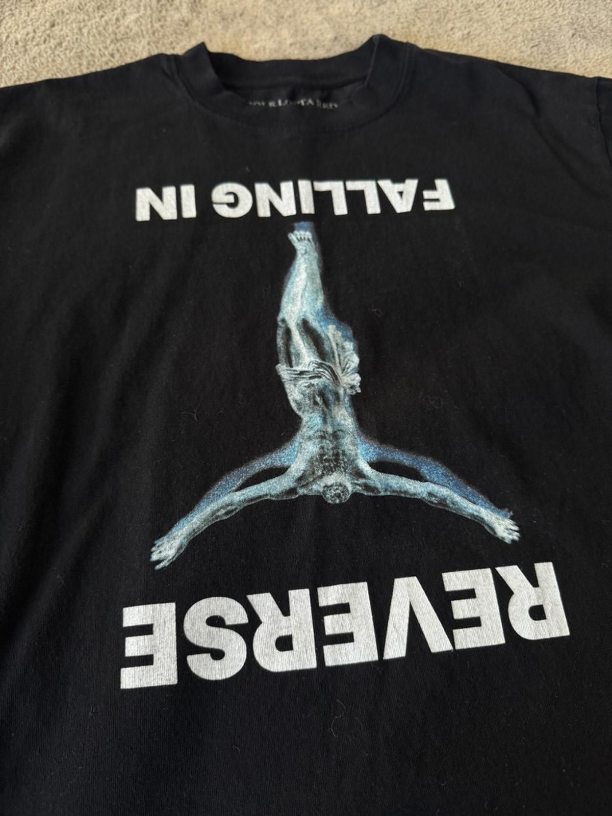 Playboi Carti Playboi Carti Graphic Tee with 'Reverse Falling In' Print Size US M / EU 48-50 / 2 - 2 Thumbnail