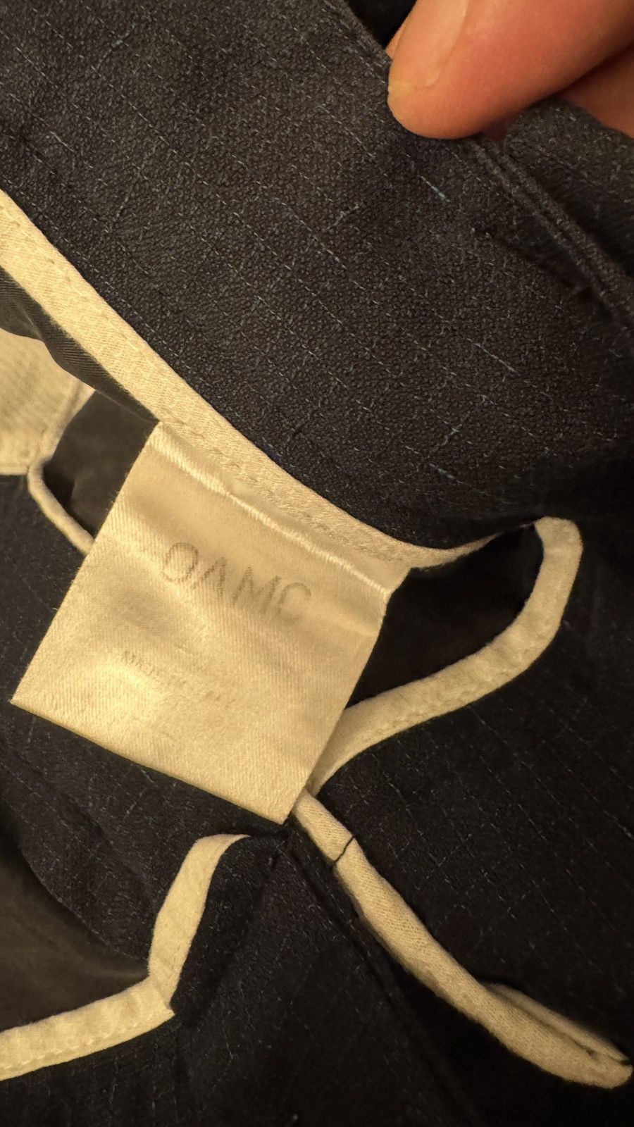 OAMC OAMC Cropped Carrot cut ankle Pant Trousers Navy Size US 32 / EU 48 - 9 Thumbnail