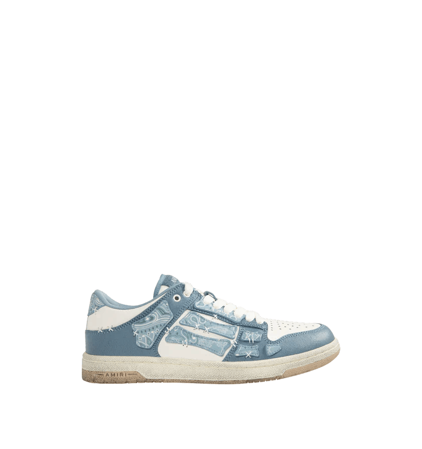 o1h1sh11225 Bandana Skel Low Top Sneaker in Ashley Blue