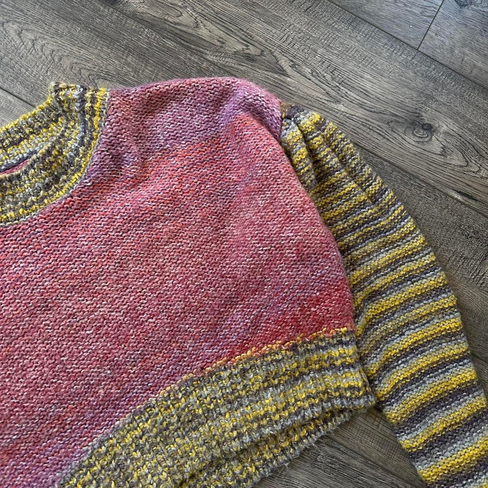 Urban Outfitters Urban Outfitters Cropped Lenon Striped Knit Shrug Sweater Size M / US 6-8 / IT 42-44 - 2 Thumbnail