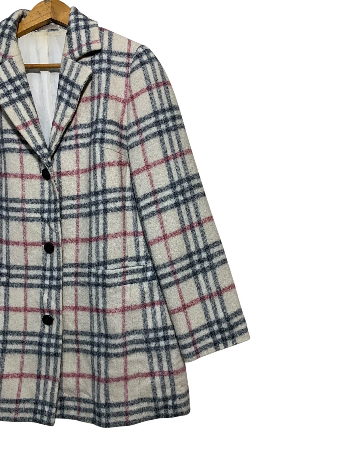 Burberry 🔥BURBERRY NOVACHECK WOOL JACKETS Size M / US 6-8 / IT 42-44 - 3 Thumbnail