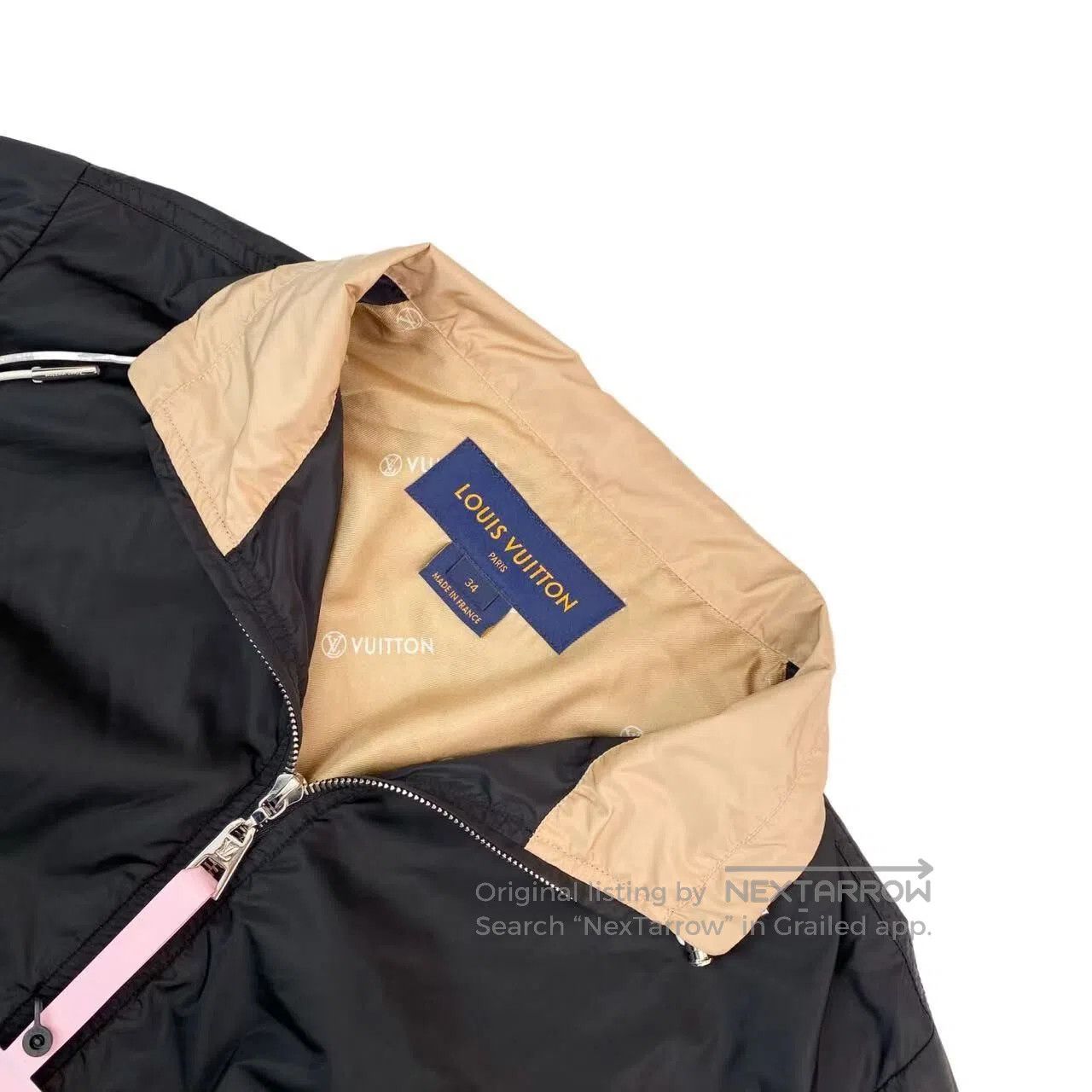 Louis Vuitton Louis Vuitton Nylon letter logo jacket| Size 4XL / US 24-26 - 3 Thumbnail