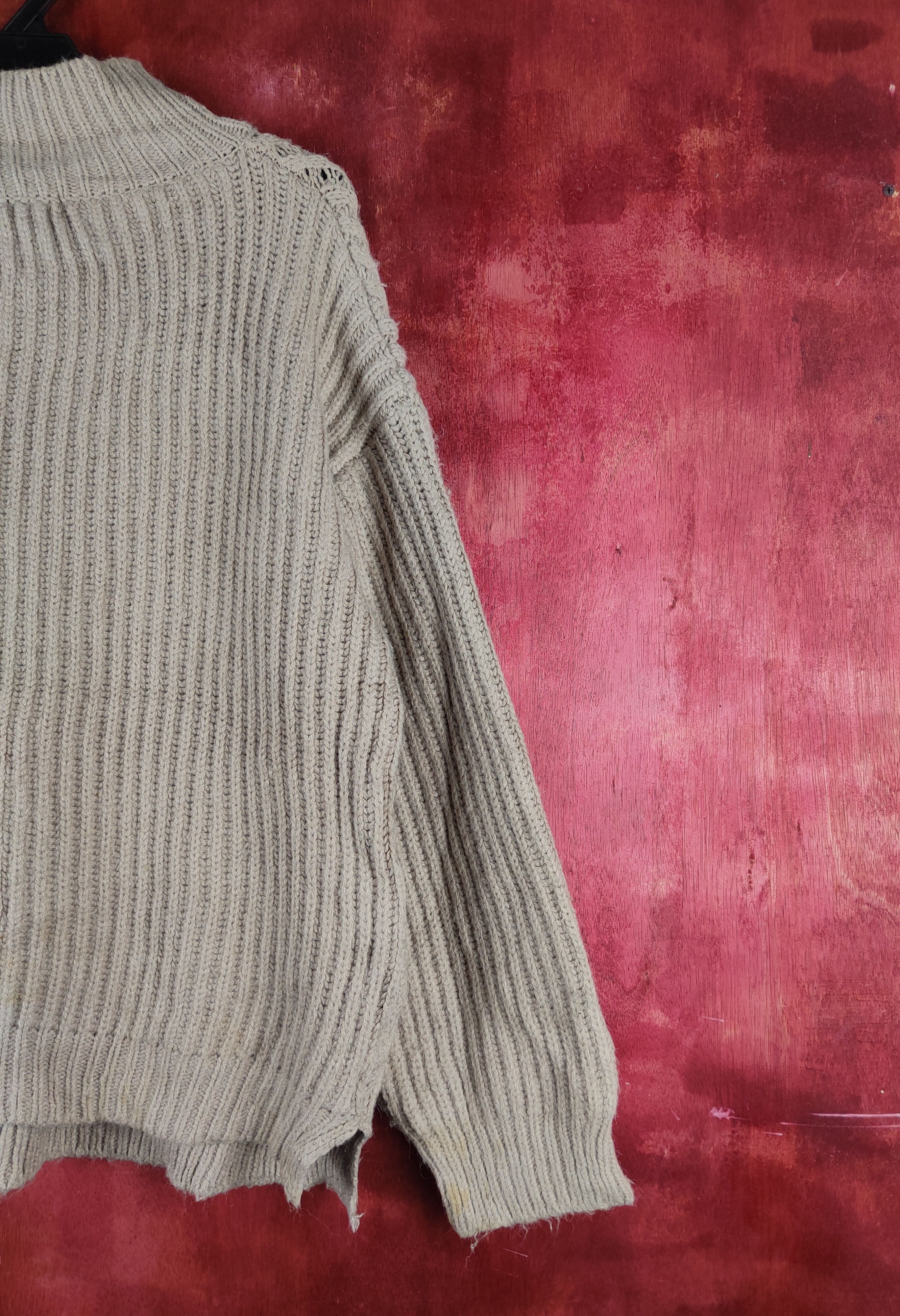Japanese Brand × Vintage Manjuer Light Brown Knitwear Sweatshirts #S2351 Size US M / EU 48-50 / 2 - 8 Thumbnail