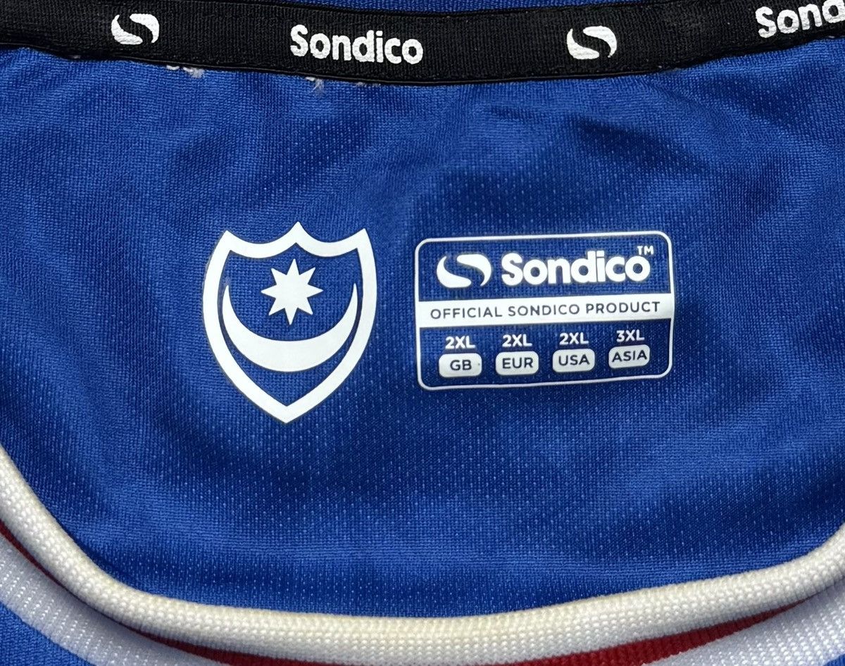 Vintage Portsmouth 2017 2018 Home Shirt Soccer Jersey Sondico Size US XXL / EU 58 / 5 - 17 Thumbnail