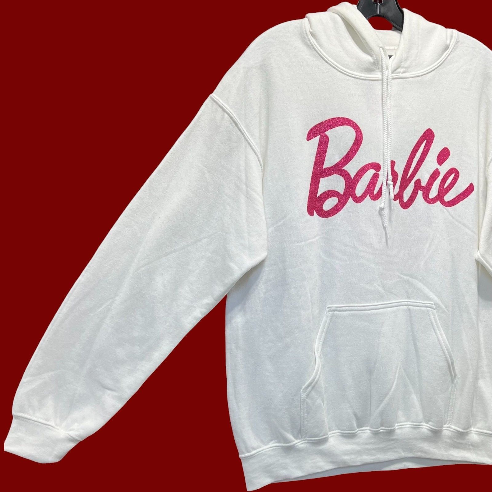 Other Mattel - Barbie - Women's Long Sleeve Hooded Sweater Shirt - Size M / US 6-8 / IT 42-44 - 13 Thumbnail